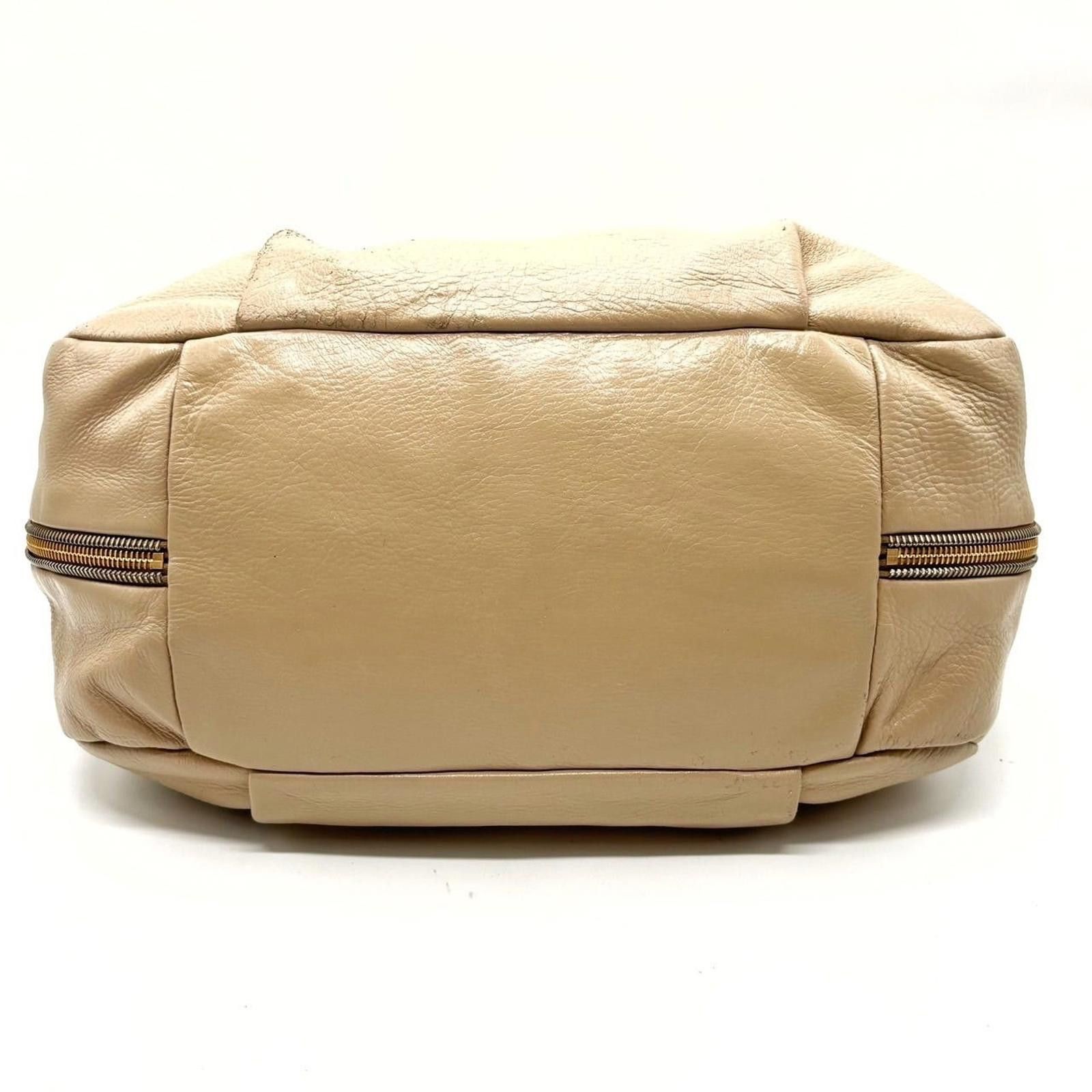Prada Prada - Beige Leather Shoulder Bag Size ONE SIZE - 7 Thumbnail