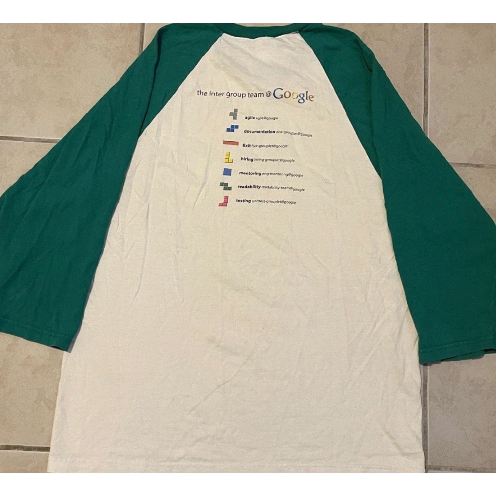 Apple VINTAGE Google Open House Faded Shirt M Green Apple Technology 80s 90s Retro College Hip Hop Vaporwave California USA Mens T-Shirt Size US M / EU 48-50 / 2 - 2 Thumbnail
