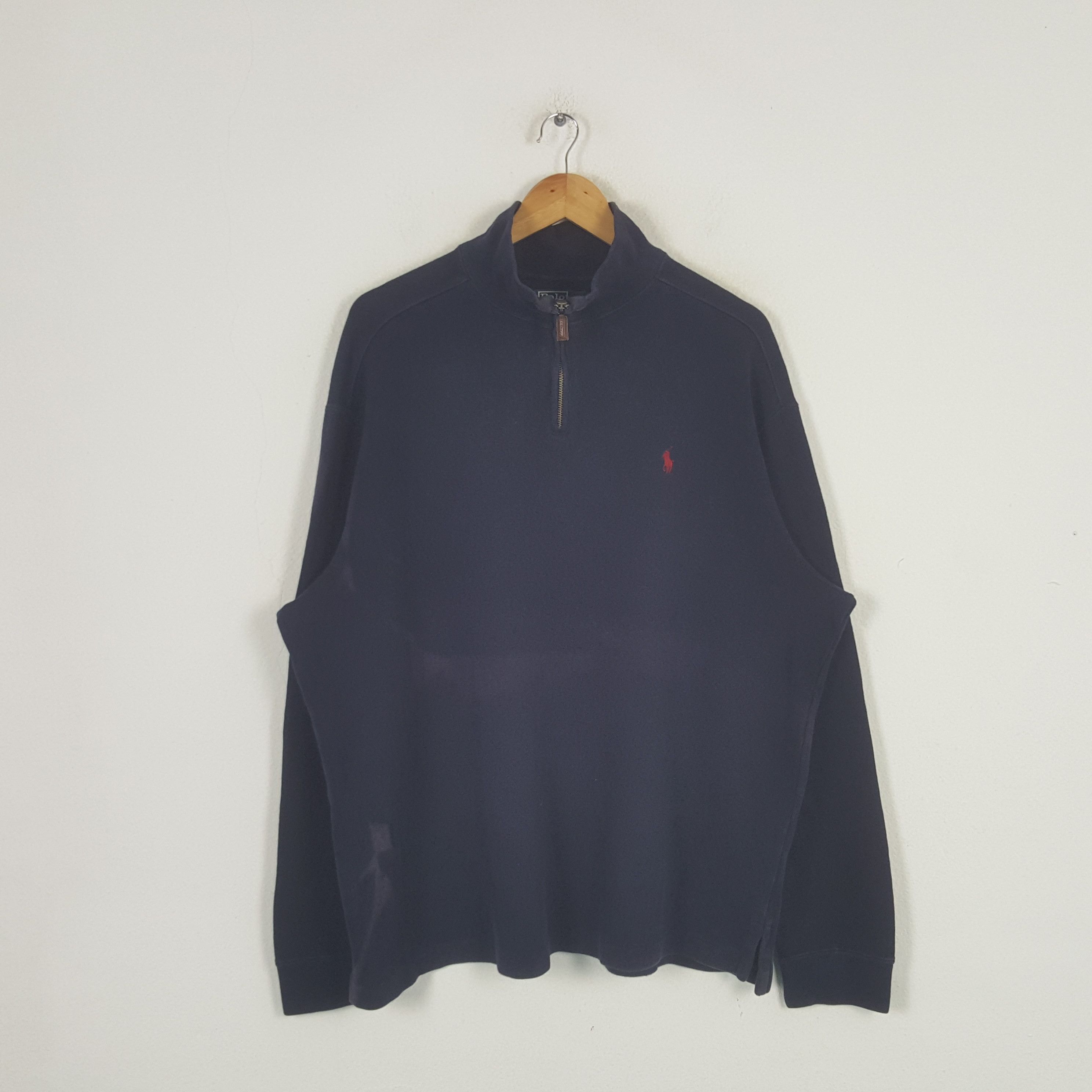 Polo Ralph Lauren × Vintage Vintage Polo Ralph Lauren Half Zipper Sweatshirt C288N24 Size US XXL / EU 58 / 5 - 1 Thumbnail