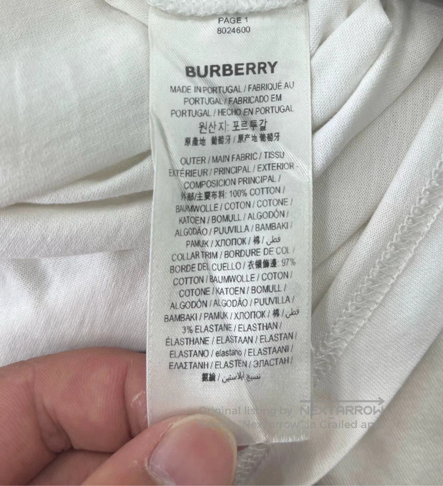 Burberry Burberry TB Logo White Long Sleeve T-shirt. Size US XXS / EU 40 - 4 Thumbnail