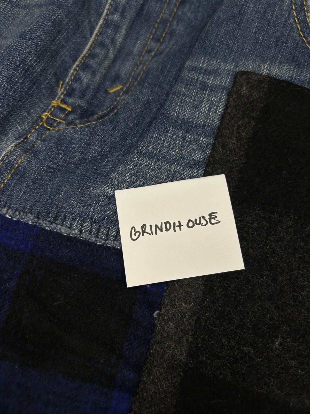 Junya Watanabe F/W 15 Patchwork Denim Skirt Size 28" / US 6 / IT 42 - 14 Thumbnail