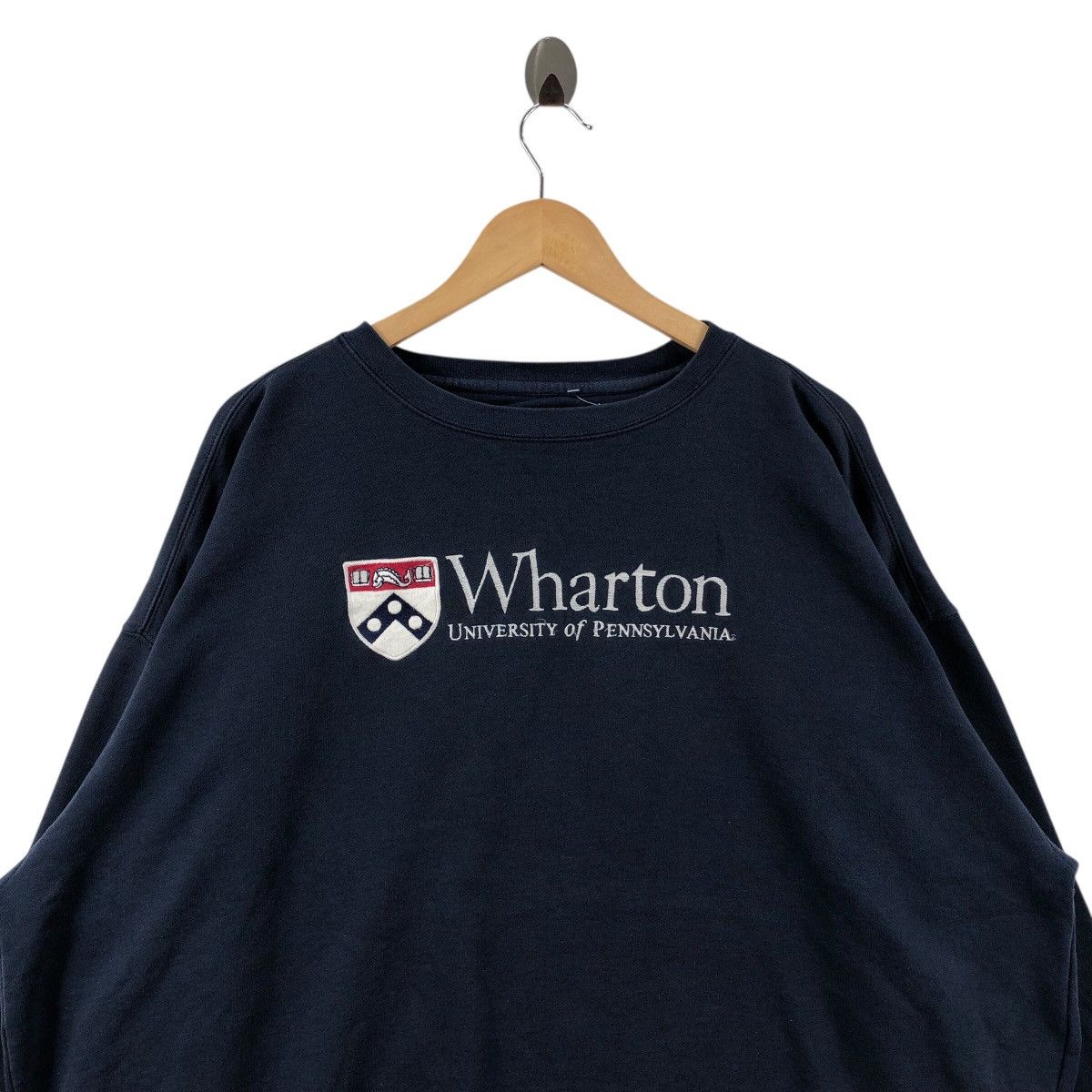 Vintage Vintage COLLEGIATE WHARTON University Of Jansport Sweatshirt Size US XXL / EU 58 / 5 - 2 Thumbnail