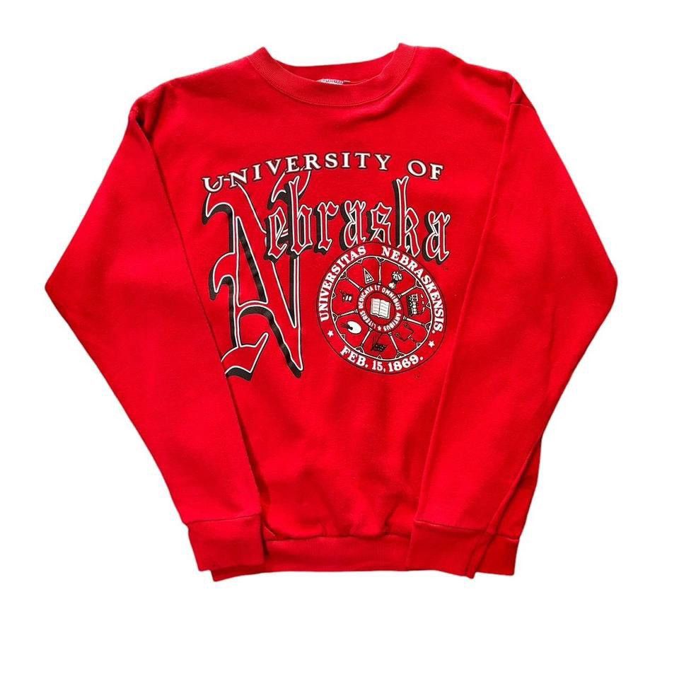 NFL × Vintage Vintage University of Nebraska sweatshirt size: XL Size US XL / EU 56 / 4 - 1 Thumbnail