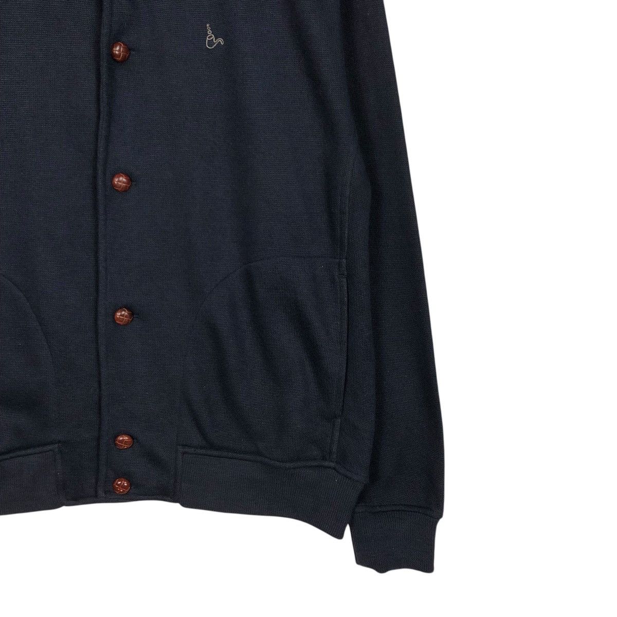 Japanese Brand Vintage TOROY Japan Knit Button Jacket Issey Miyake Size US L / EU 52-54 / 3 - 6 Thumbnail
