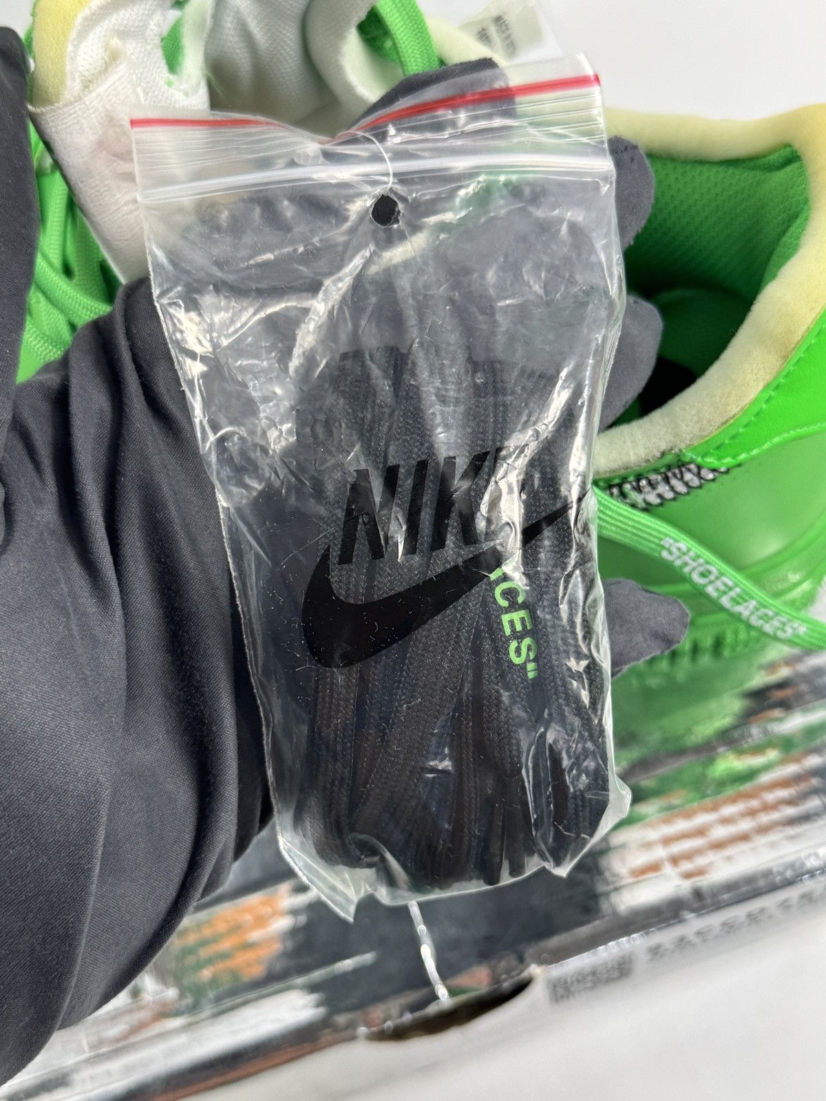 Nike VIRGIL ABLOH NIKE AIR FORCE 1 x OFF WHITE BROOKLYN SNEAKERS Size US 10 / EU 43 - 15 Thumbnail