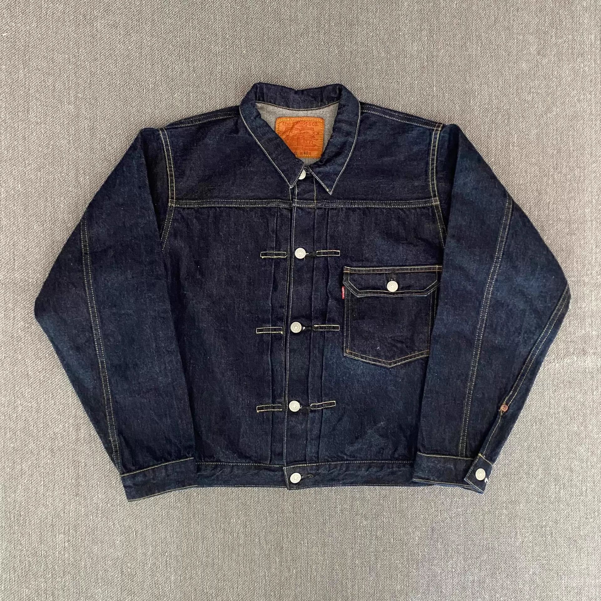 Levi's Levi's LVC 506 Type 1 New Raw Denim Jacket Japan 3001 08 40 Size US S / EU 44-46 / 1 - 1 Thumbnail