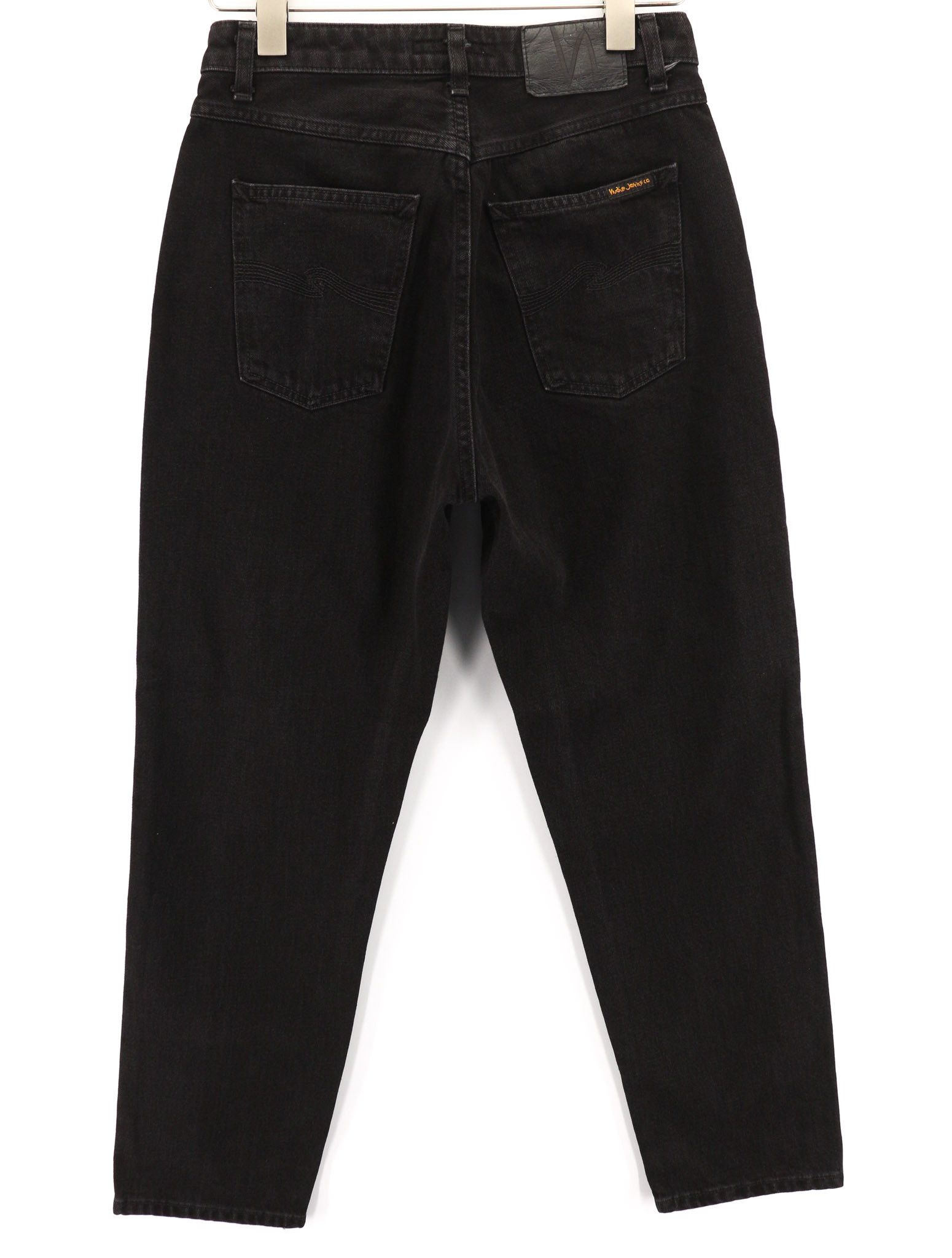 Nudie Jeans BREEZY BRIT W29/L28 Regular Black Jeans 80627 Size US 29 - 2 Thumbnail