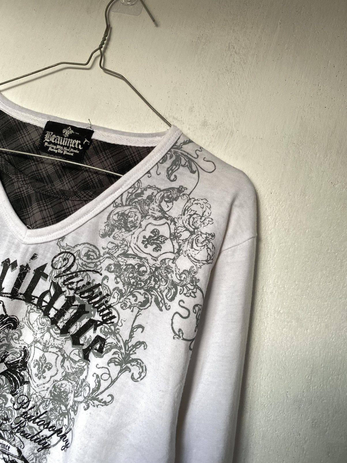 If Six Was Nine Beaumere Poem Cross Longsleeve Size US L / EU 52-54 / 3 - 3 Thumbnail