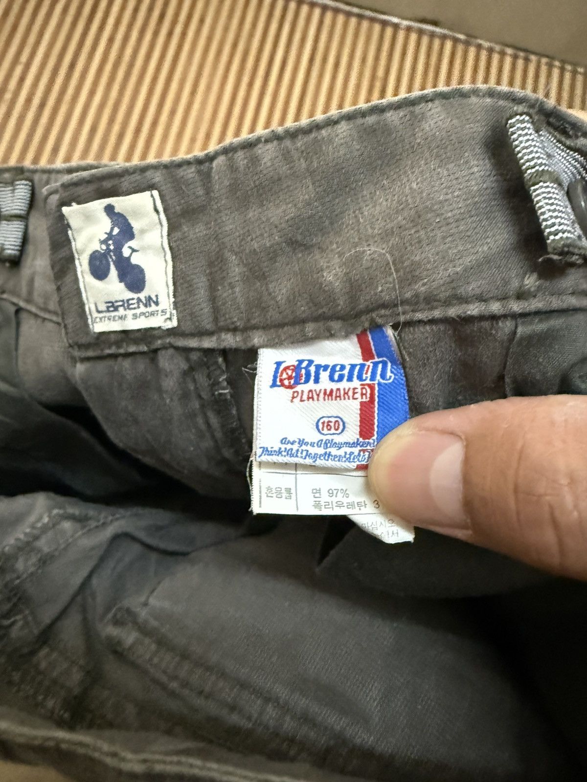 Lee Brennan Design Vintage L.BRENN Cargo Pants 8 Pockets / Streetwear W30X30 Size US 30 / EU 46 - 6 Thumbnail