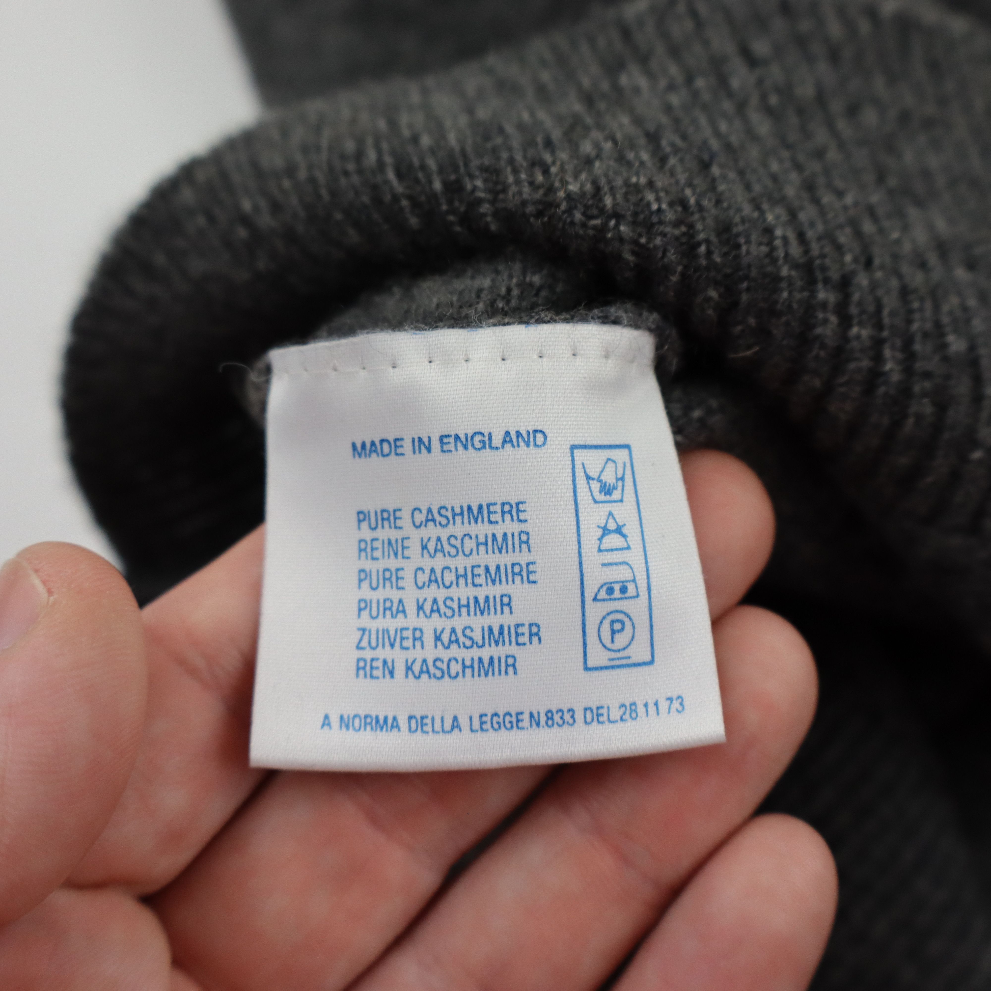 Alan Paine Vintage 70s 80s 100% Cashmere Mad Men Sweater Large 46 Size US L / EU 52-54 / 3 - 8 Thumbnail