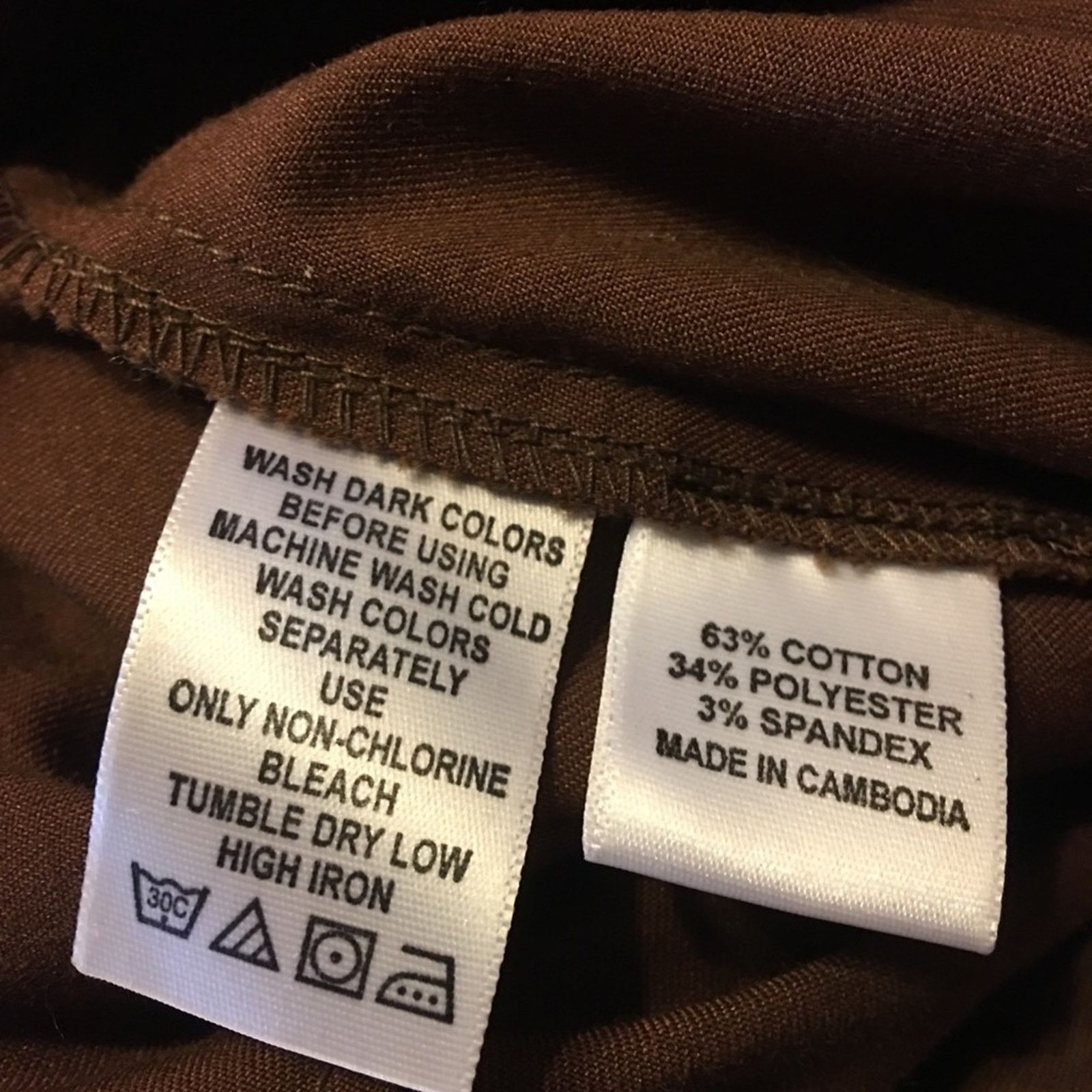 Other Metro style brown boot cut stretch slacks 12 Size 34" / US 12 / IT 48 - 6 Thumbnail