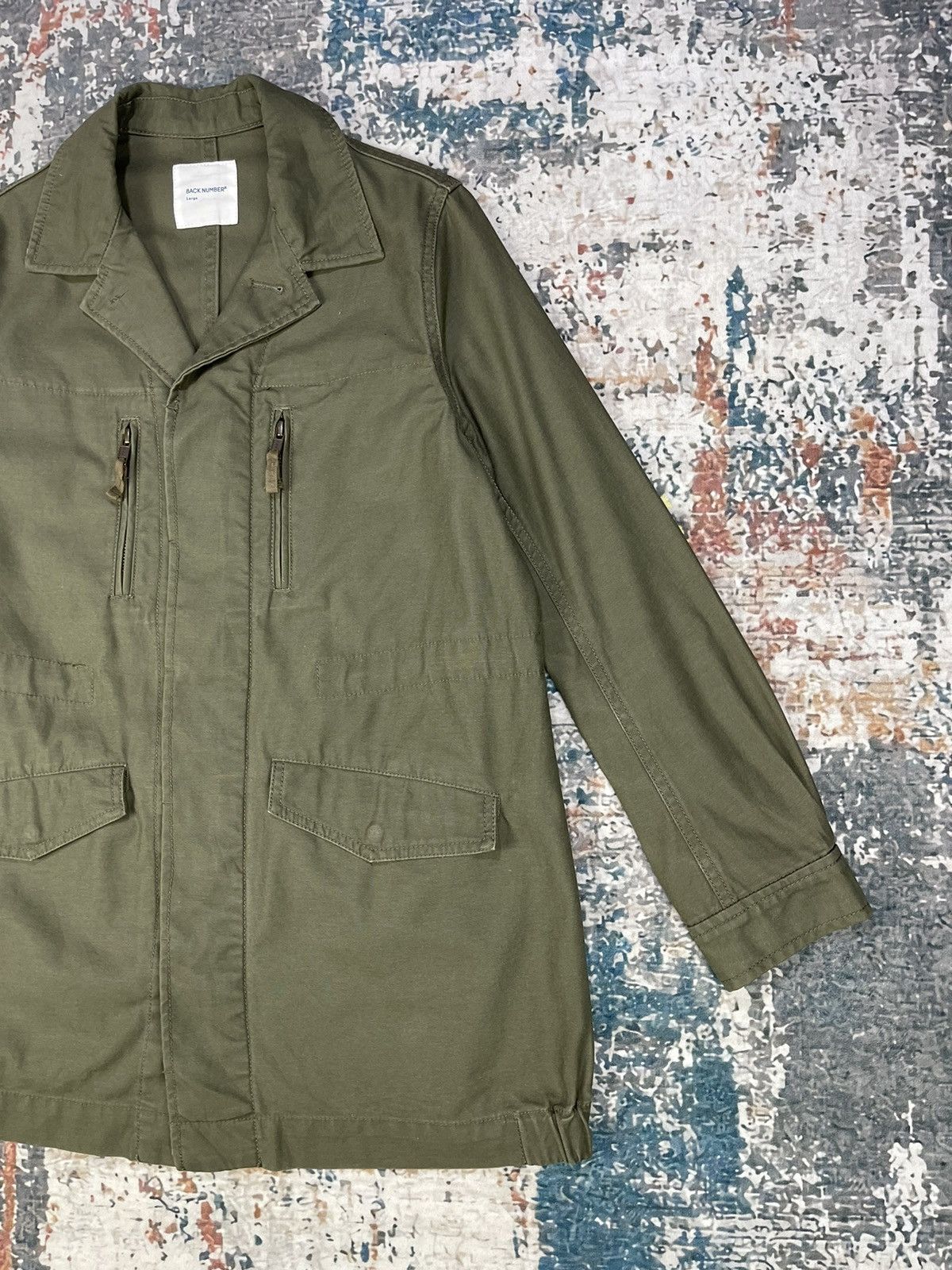 Japanese Brand Back Number M64 Military Field Jacket Size L / US 10 / IT 46 - 4 Thumbnail