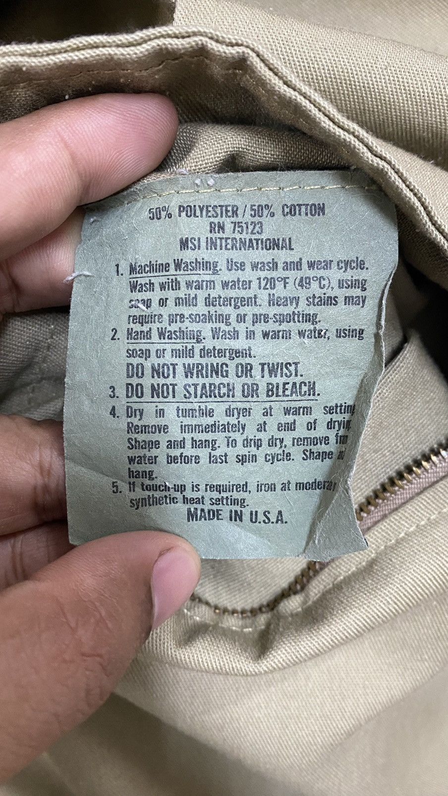 Vintage Vintage Military MSI International Anorak Jacket Size US XL / EU 56 / 4 - 10 Thumbnail