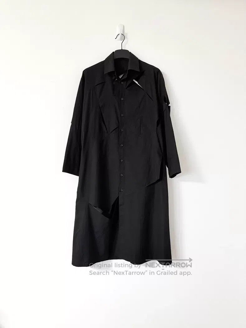 Yohji Yamamoto Yohji Yamamoto Deconstruct a cut-out long shirt| Size US S / EU 44-46 / 1 - 1 Thumbnail