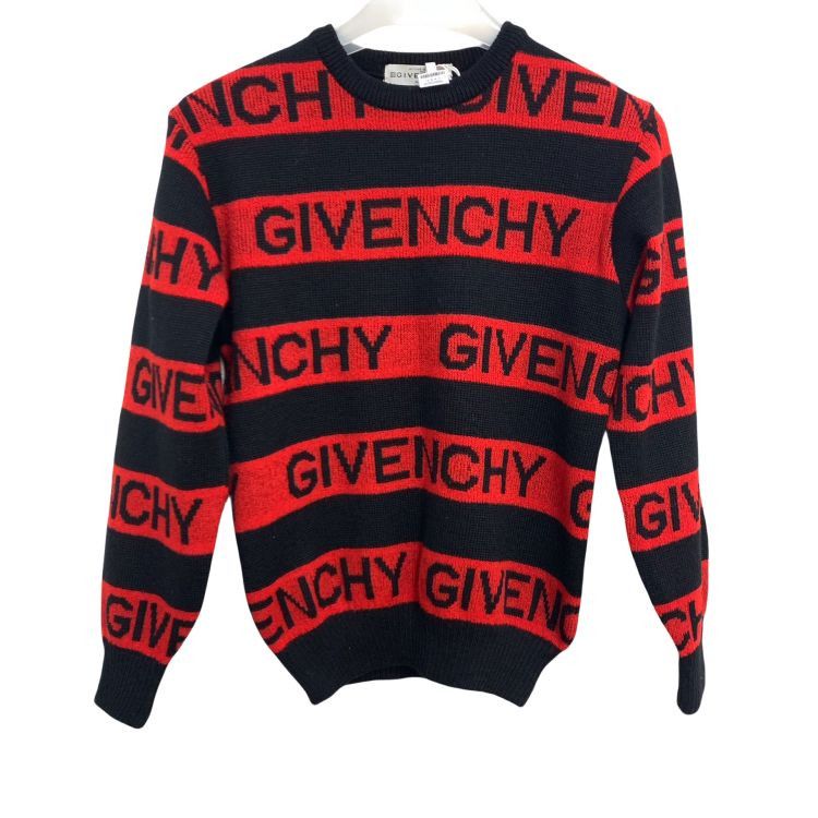 Givenchy Givenchy Logo Striped Sweater Size M Size US XXS / EU 40 - 1 Thumbnail