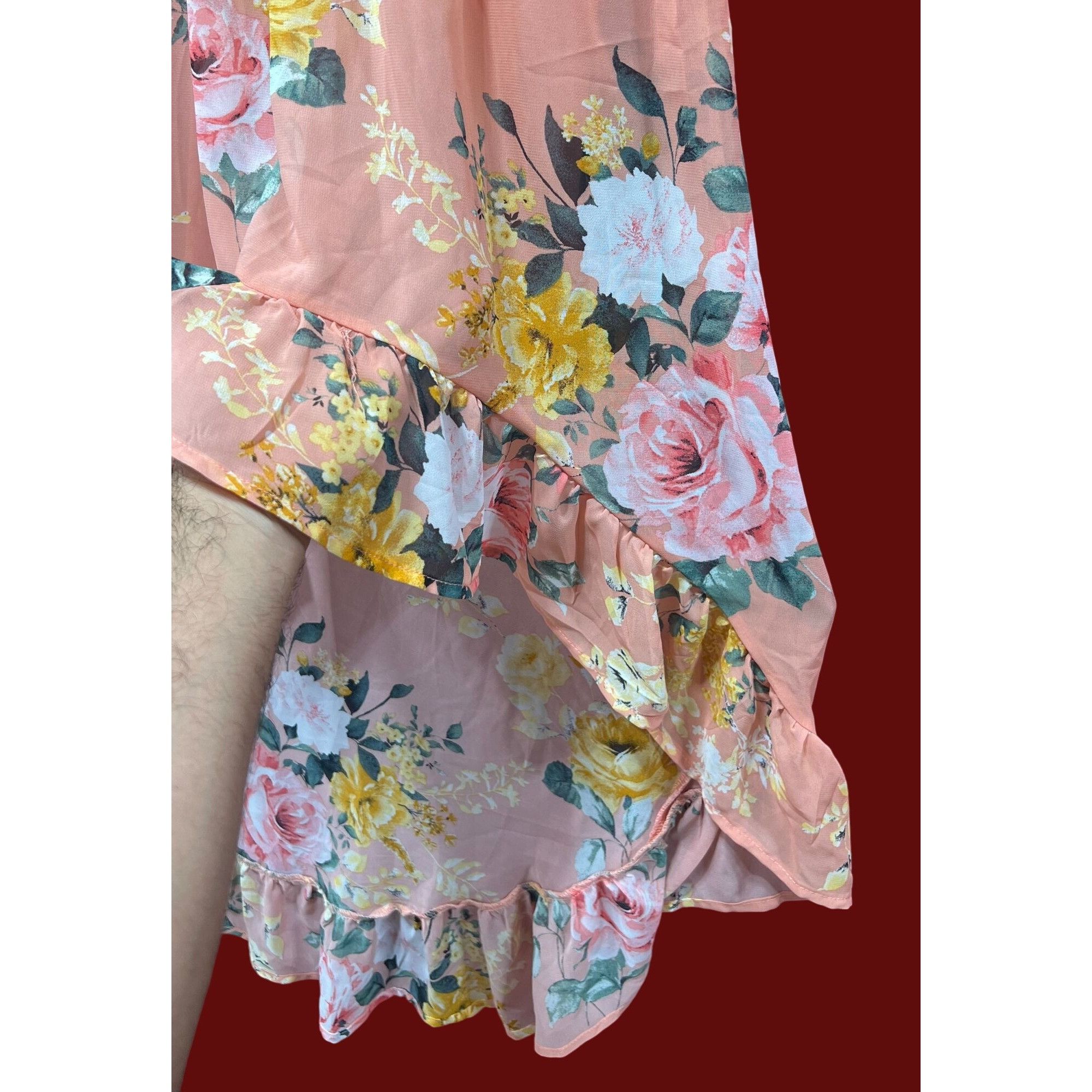 rue21 Rue 21 - Women's Sumer Sleeveless High Low Hem Ruffle Floral Size XXS / US 00 / IT 34 - 11 Thumbnail