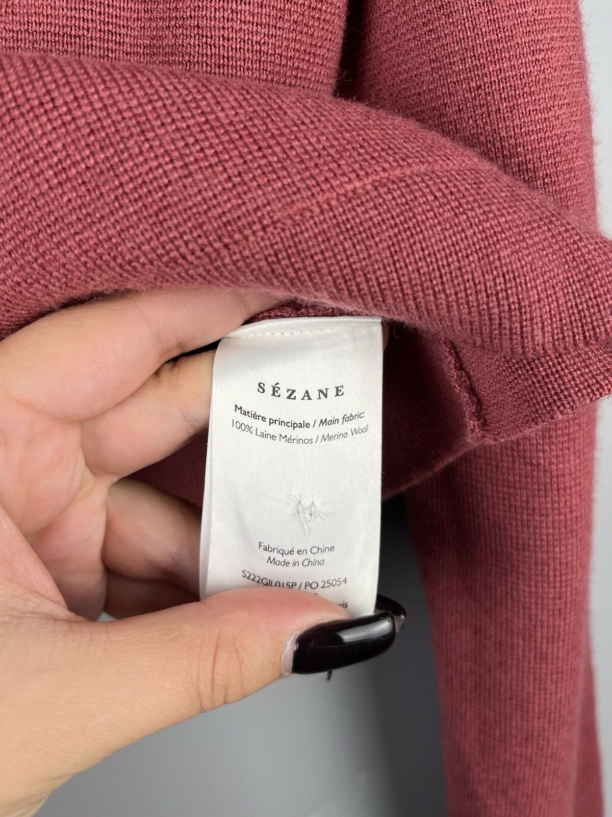 Sezane Sezane Womens Merino Wool Cropped Blazer Jacket Size XS / US 0-2 / IT 36-38 - 17 Thumbnail