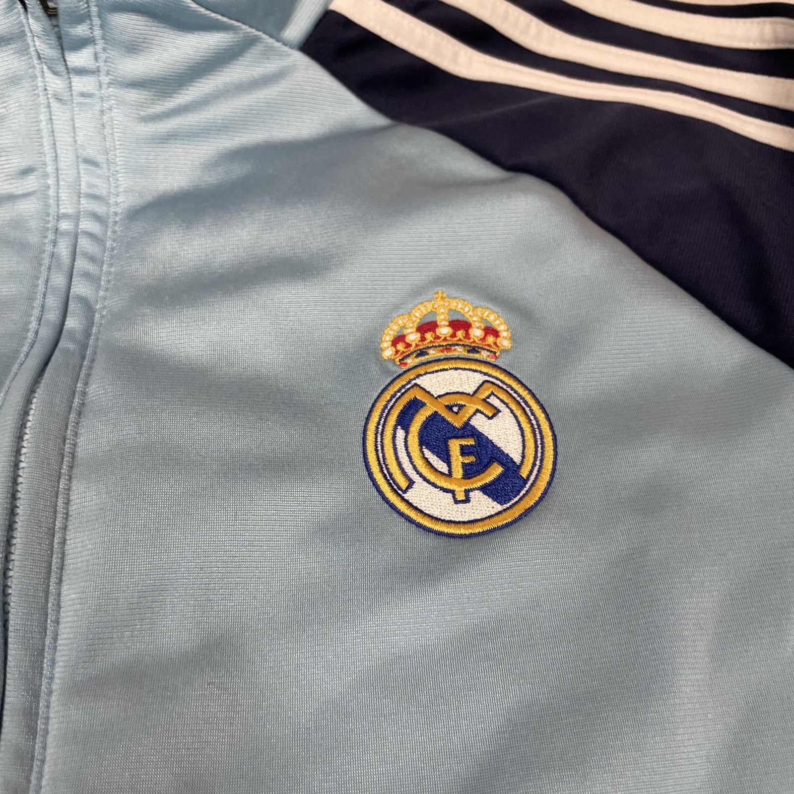 Adidas Adidas Men's Navy Blue Real Madrid CF Full Zip Jacket Large Size US L / EU 52-54 / 3 - 4 Thumbnail