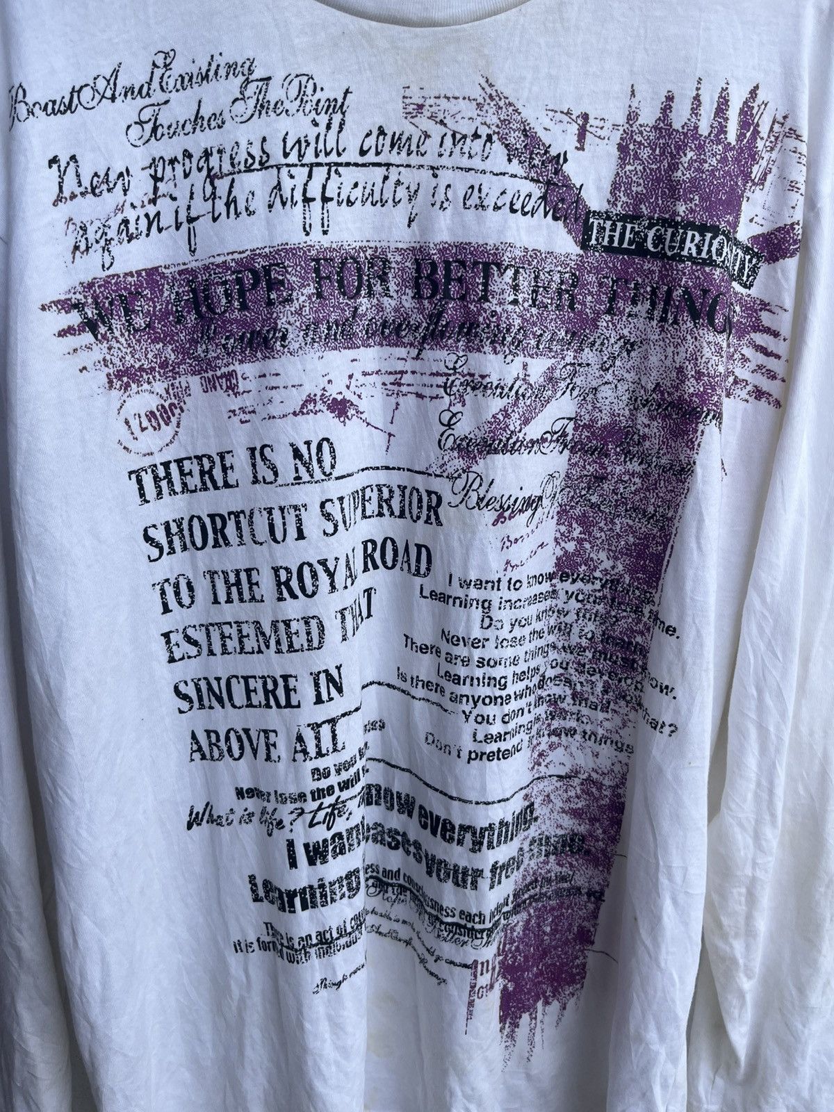 20471120 TimeStep Poem British Gohtic Longslevee Y2K Japan Punk Lgb Size US L / EU 52-54 / 3 - 5 Thumbnail
