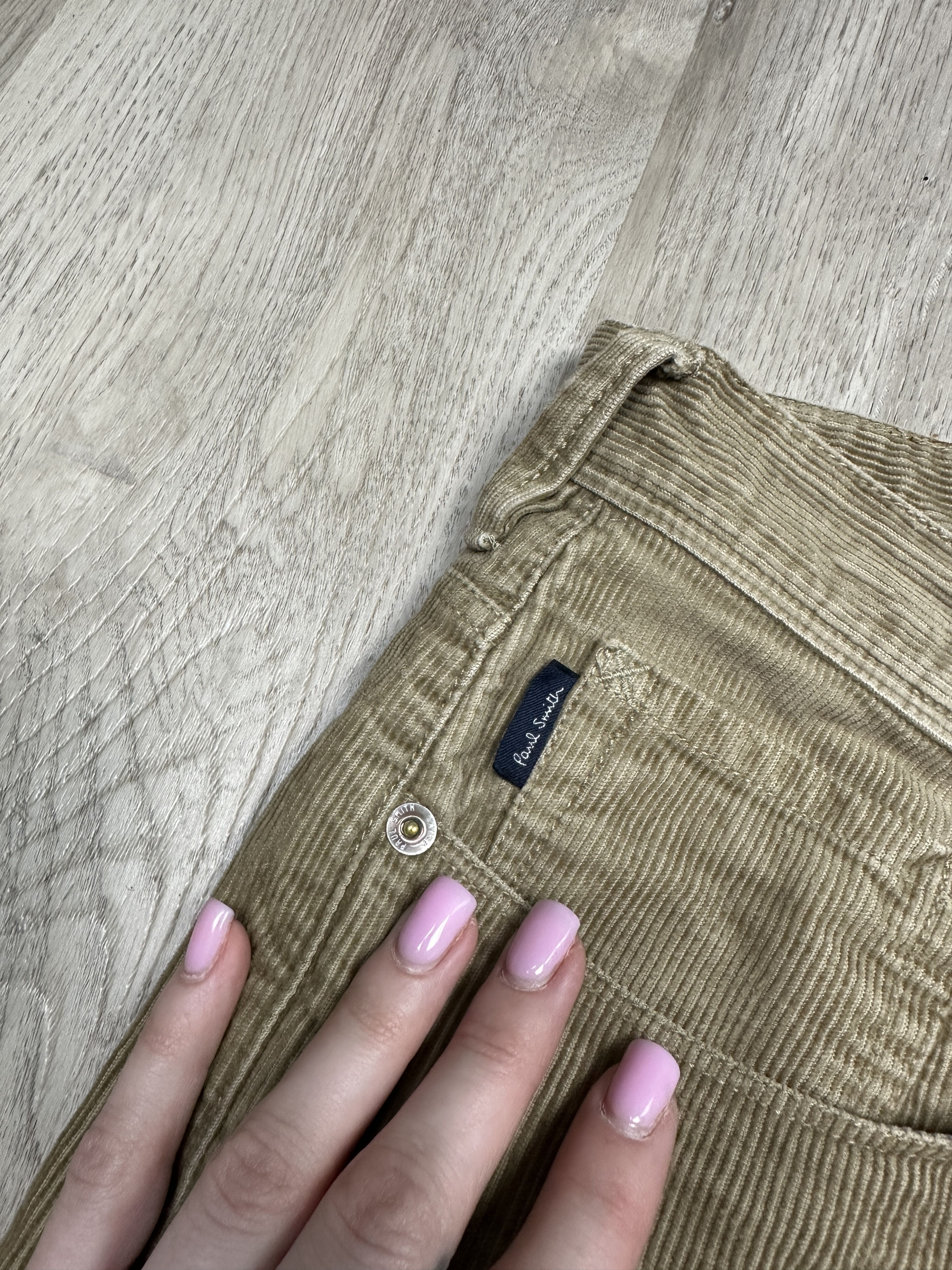 Paul Smith × Vintage Paul Smith Jeans Mens Corduroy Denim Pants Jeans Size US 32 / EU 48 - 4 Thumbnail