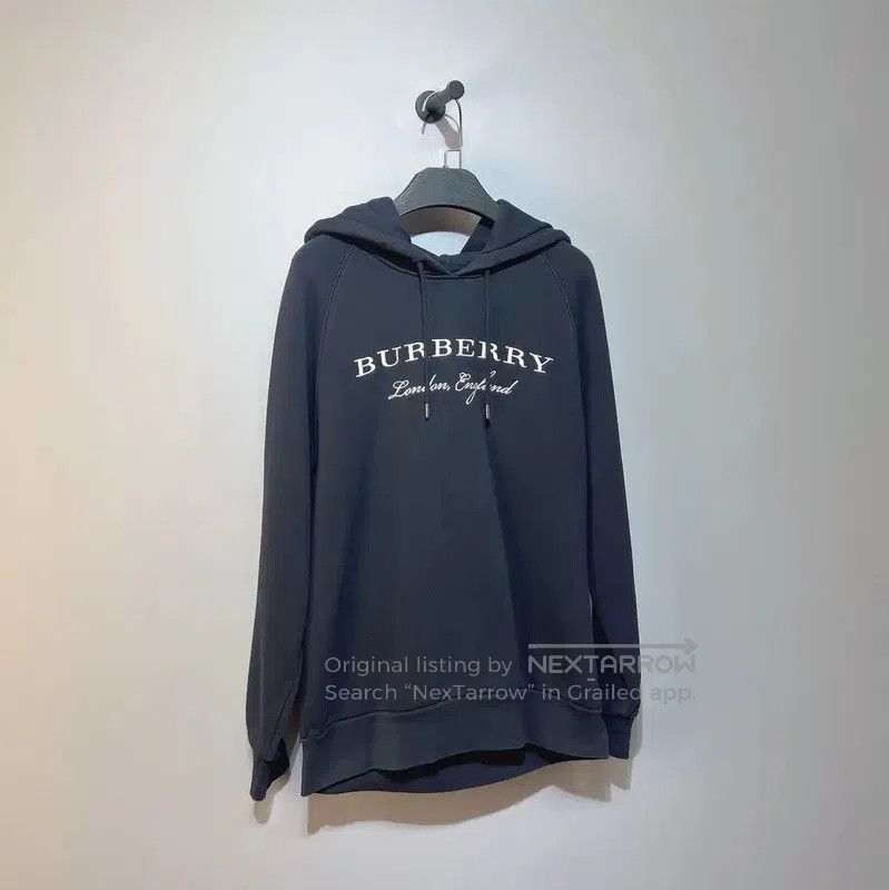 Burberry Burberry Black Cotton Women's Hoodie. Size S / US 4 / IT 40 - 2 Thumbnail