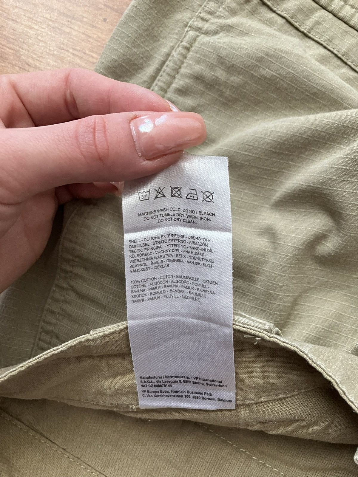 Dickies × Vintage Beige Cargo Dickies Pants Double Knee Streetwear W32 L32 Size US 32 / EU 48 - 8 Thumbnail