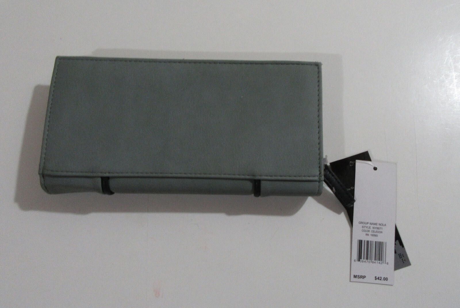 Nicole Miller Nicole Miller Womens Nola Wallet NWT Celedon Size ONE SIZE - 3 Thumbnail
