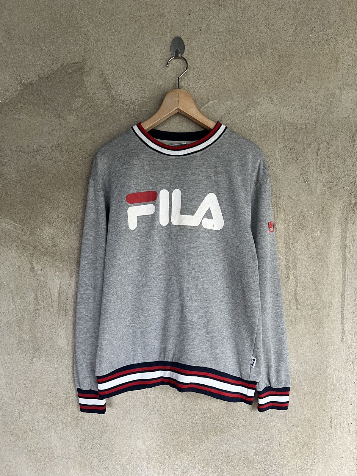 Fila Fila Spell Out Sweatshirt Size US M / EU 48-50 / 2 - 2 Thumbnail