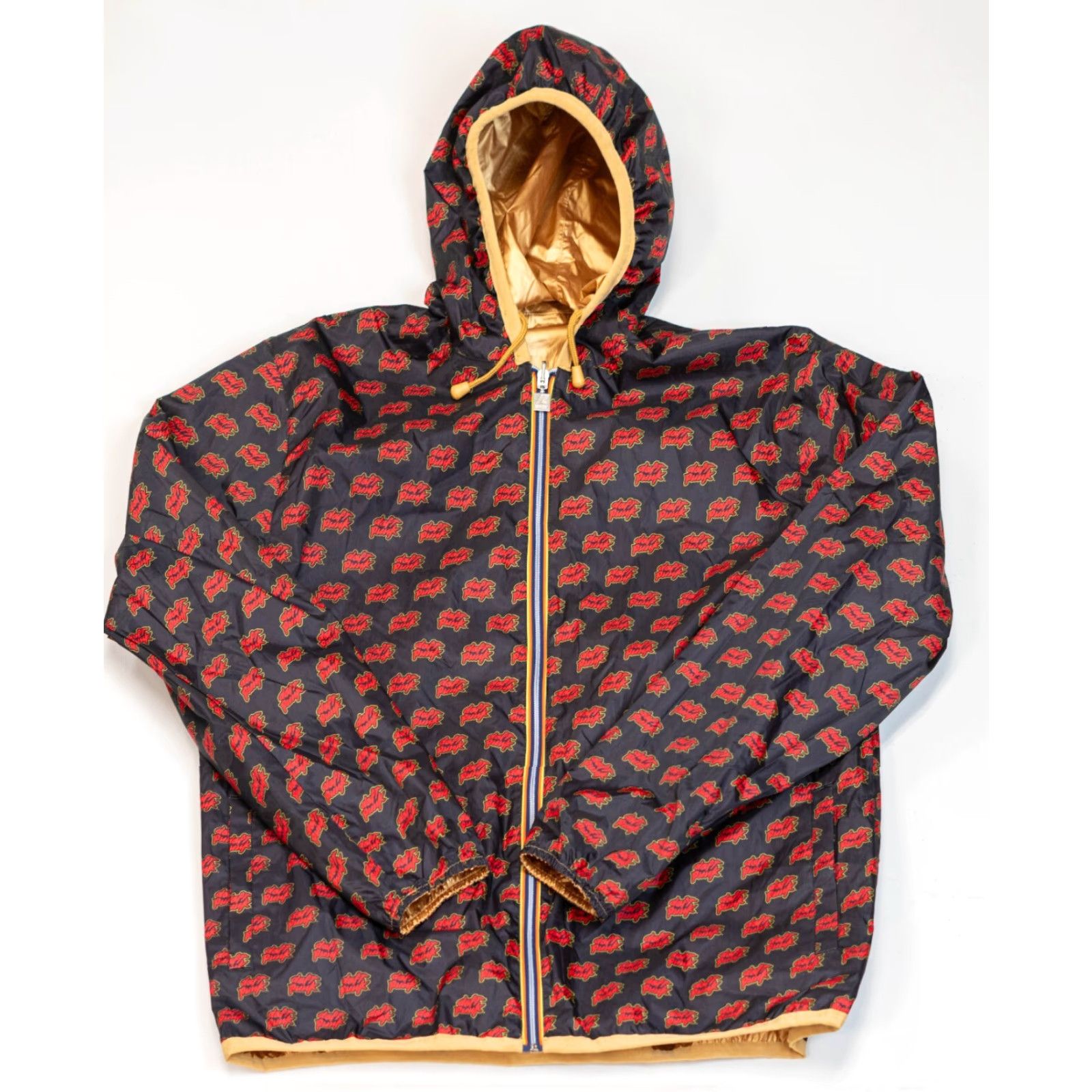 Vintage VINTAGE Daft Punk Jacket Gold Men XL K.WAY 3-in-1 Reversible Promo Limited Edition Size US XL / EU 56 / 4 - 2 Thumbnail