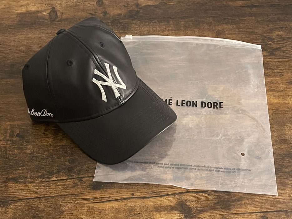 New Era Aime Leon Dore New Era Yankees Leather Ballpark Hat | Grailed