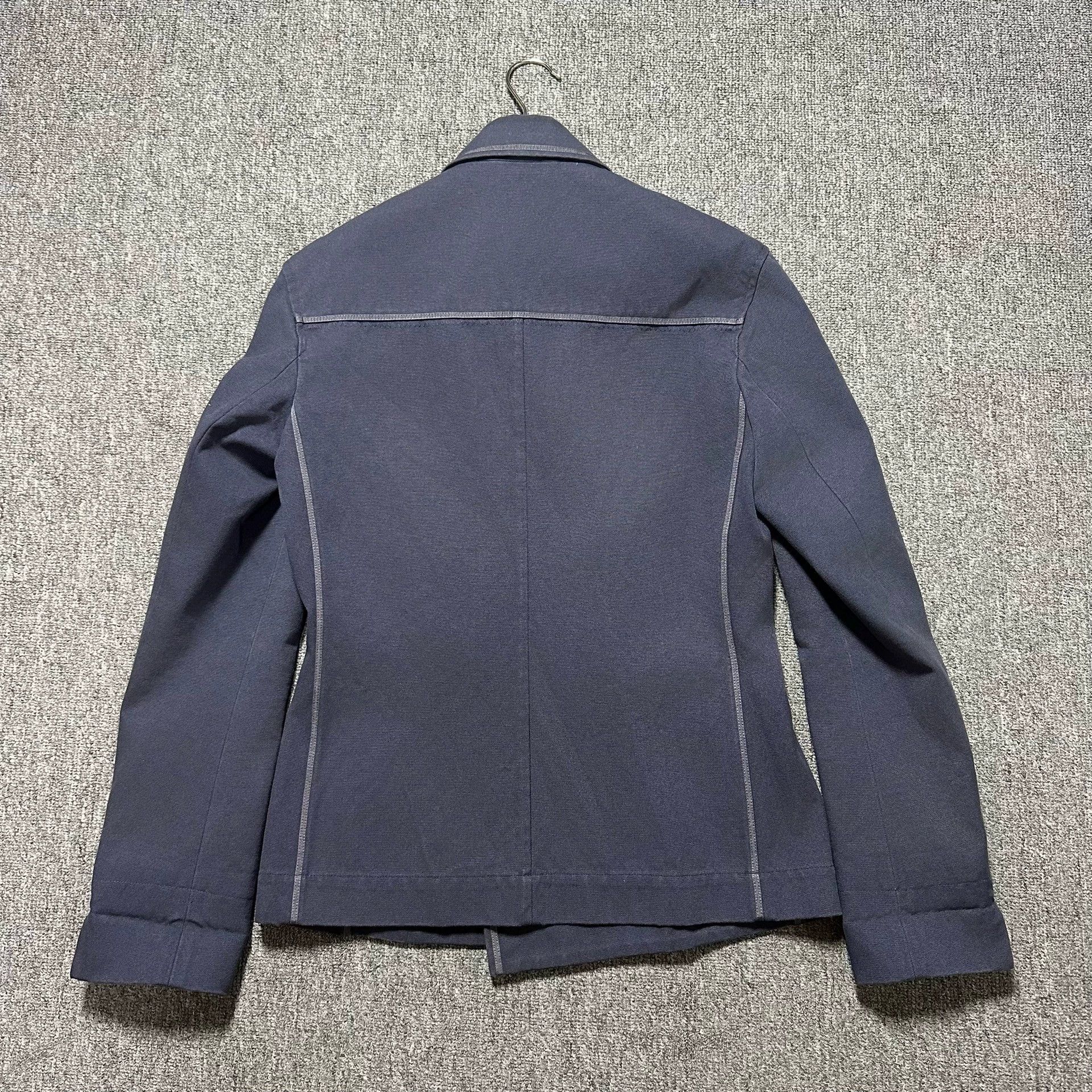 Dior Dior Navy Blue Suit Jacket with Tie Size US M / EU 48-50 / 2 - 3 Thumbnail