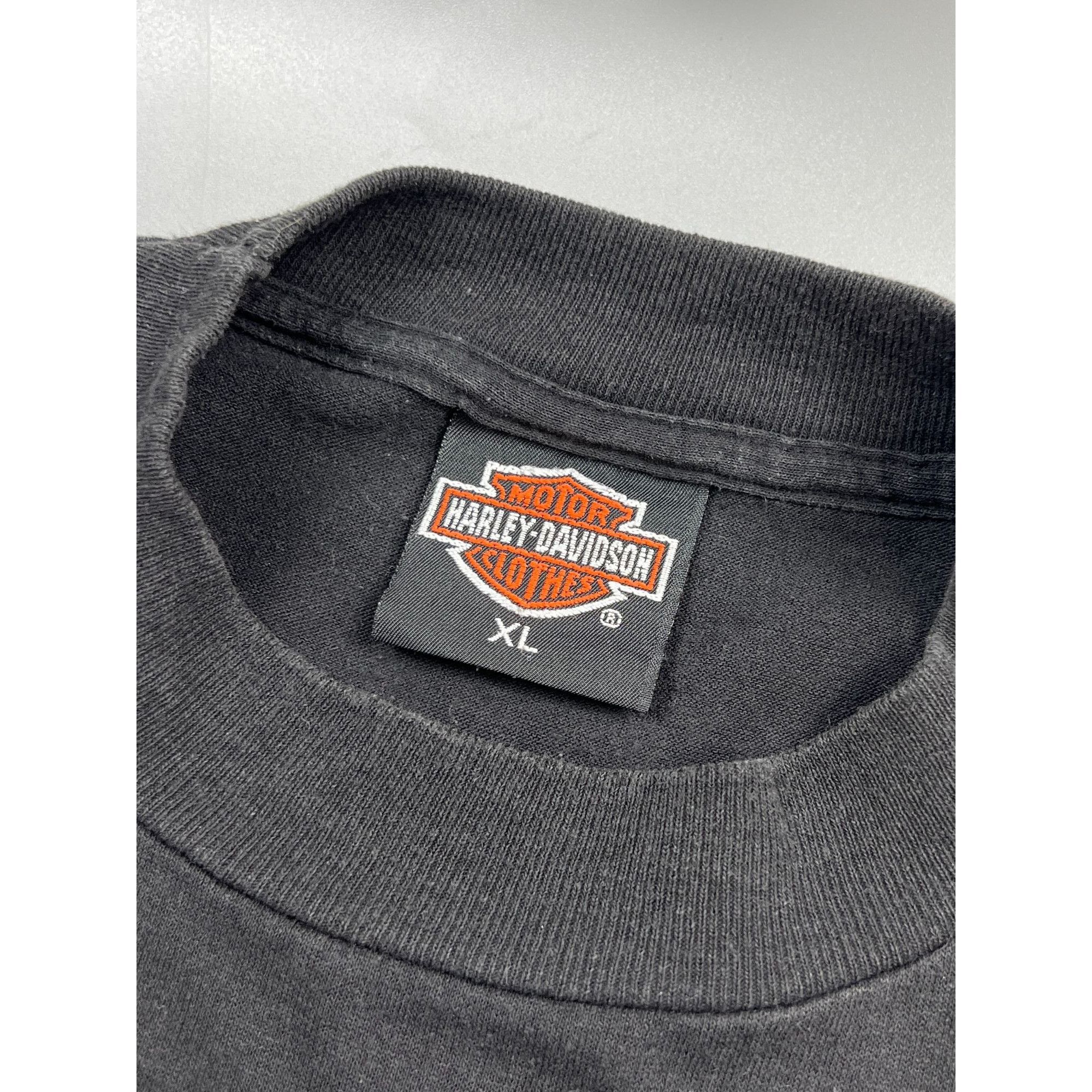 Harley Davidson Men’s 1990 Harley Davidson 3D Emblem Made in USA Biker Eart Size US XL / EU 56 / 4 - 4 Thumbnail