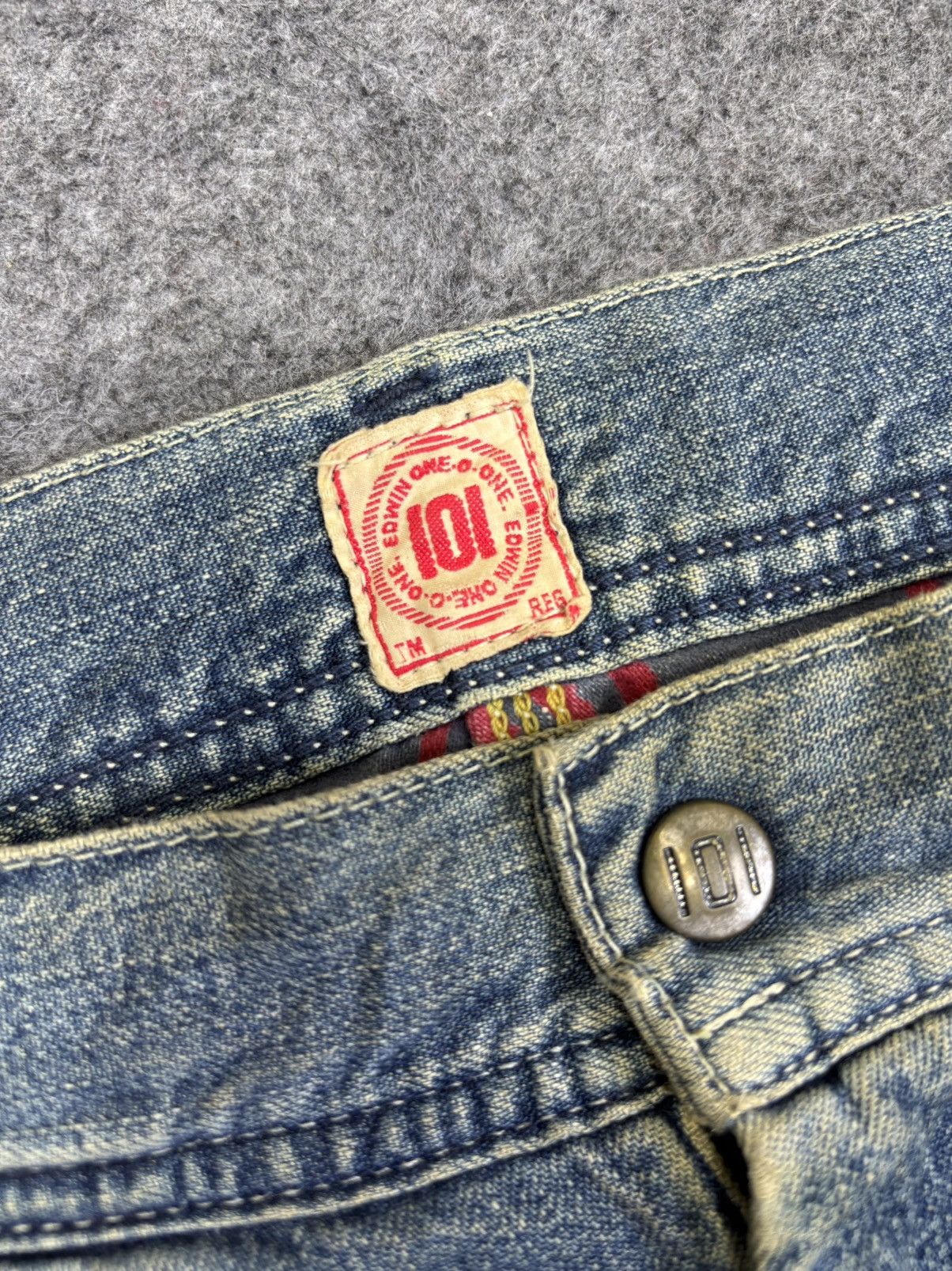 Edwin 💥BAGGY💥Vintage Dirty Edwin Carpenter Jeans F939 Size US 34 / EU 50 - 9 Thumbnail