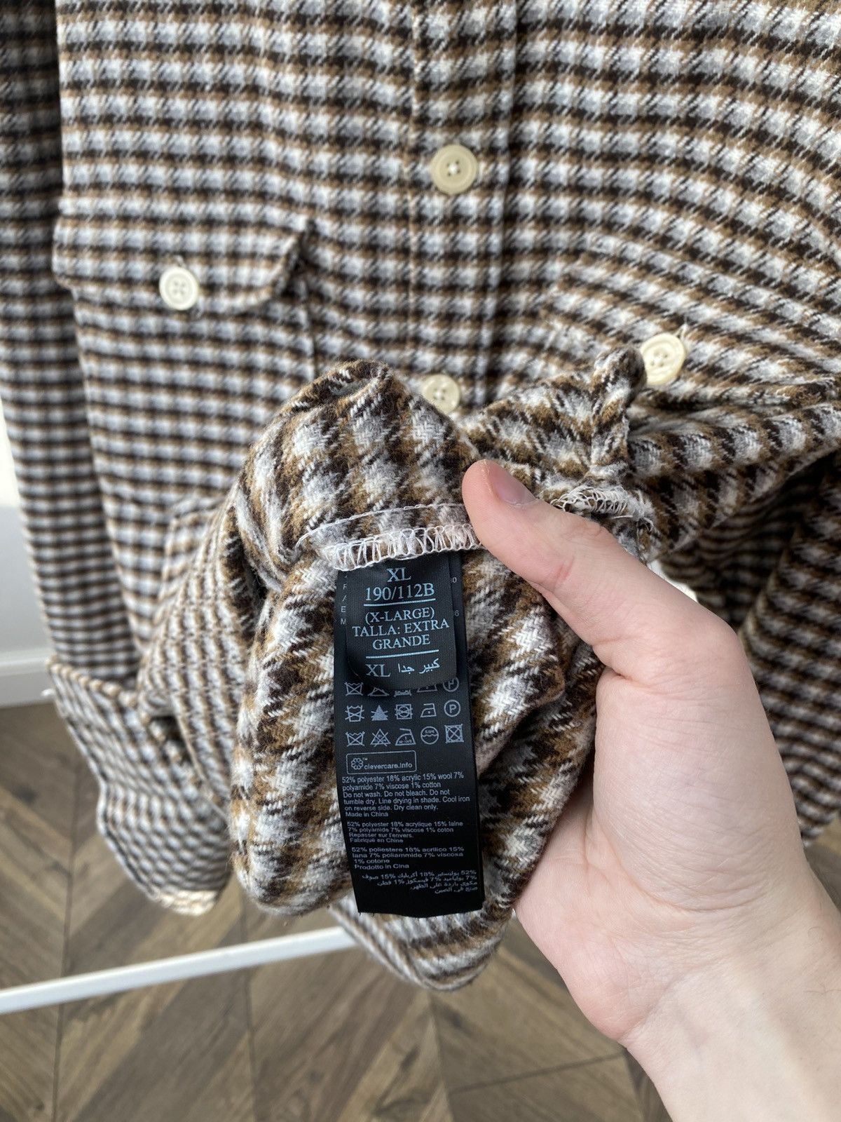 Allsaints Vintage AllSaints Plaid Wool Overshirt Jacket Shacket Size US XL / EU 56 / 4 - 6 Thumbnail