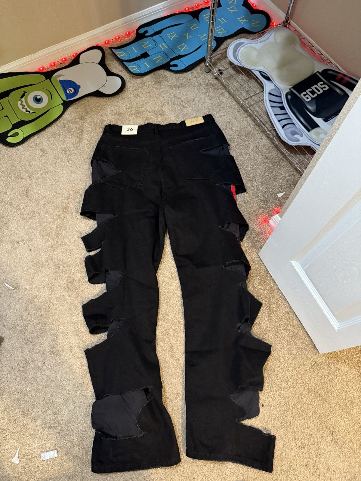 MNML Black stacked mnml jeans Size US 36 / EU 52 - 4 Thumbnail