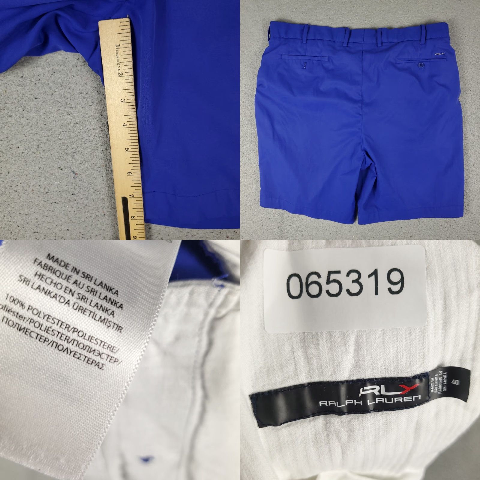 Ralph Lauren Ralph Lauren Shorts Mens 40 Blue Chino Flat Front Casual Golf Shorts with Pockets Modern American Classic Preppy Mens Blue Chino Flat Front 40 Size US 40 / EU 56 - 8 Thumbnail