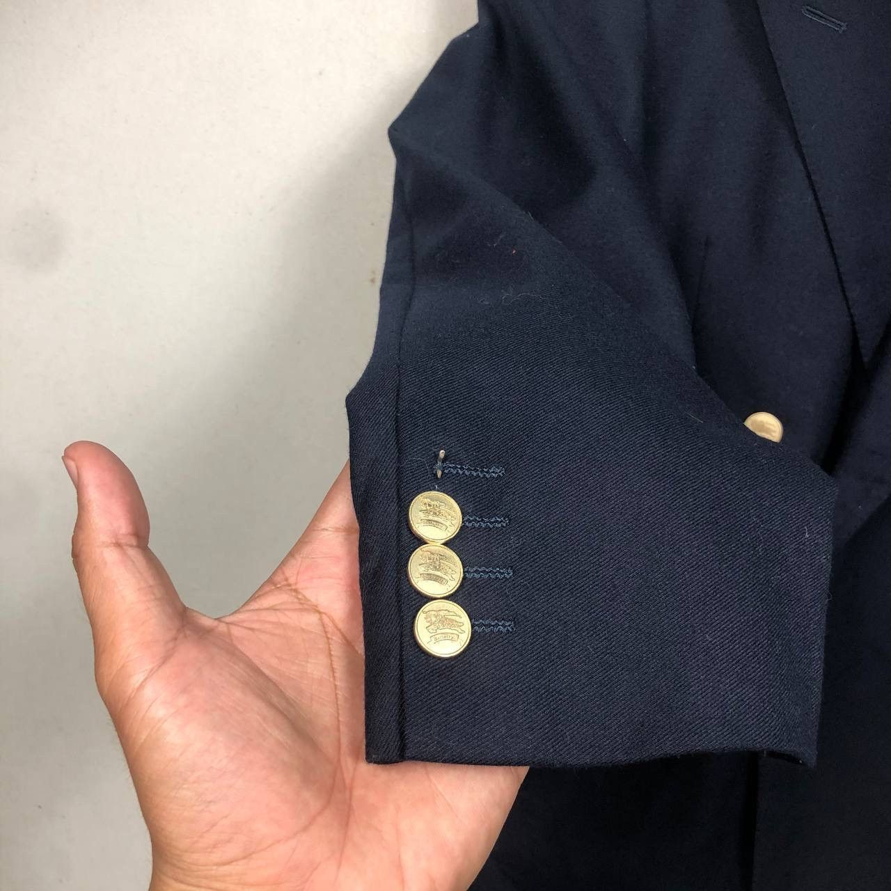 Burberry Luxury Burberry Navy Blue Coat Jacket Tuxedo Blazer Suits Size US M / EU 48-50 / 2 - 7 Thumbnail
