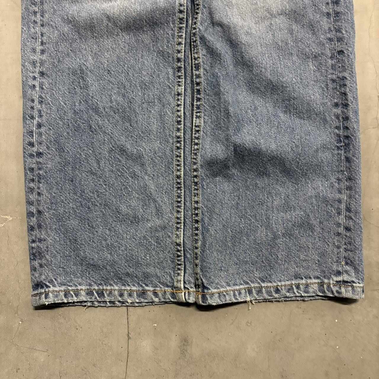 Vintage Crazy Vintage Y2K/2000s Low rise Baggy WideLeg Baggy Medium Wash Denim Jeans! Size US 28 / EU 44 - 3 Thumbnail