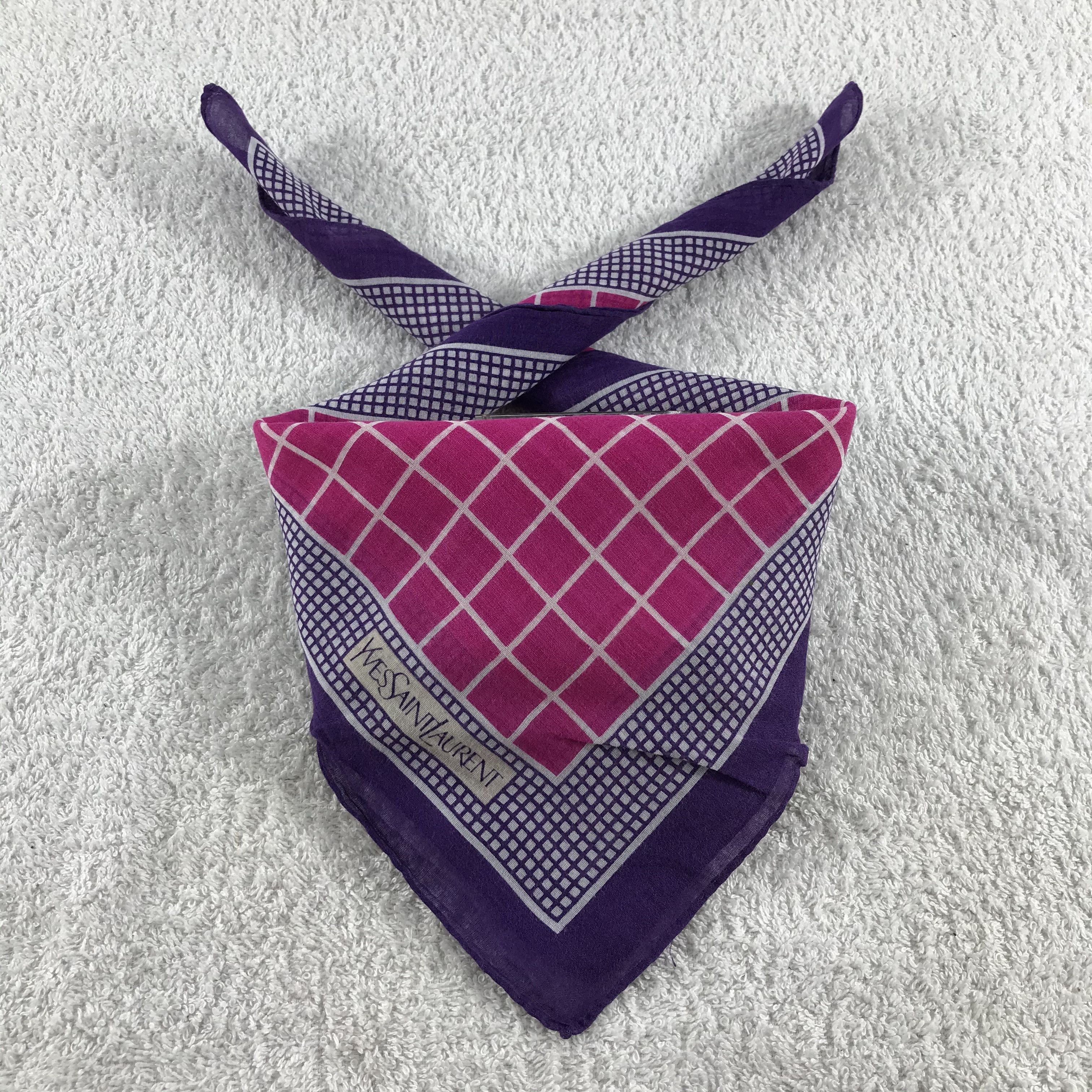 Vintage × Yves Saint Laurent Yves Saint Laurent Handkerchief / Neckerchief / Bandana Size ONE SIZE - 1 Thumbnail
