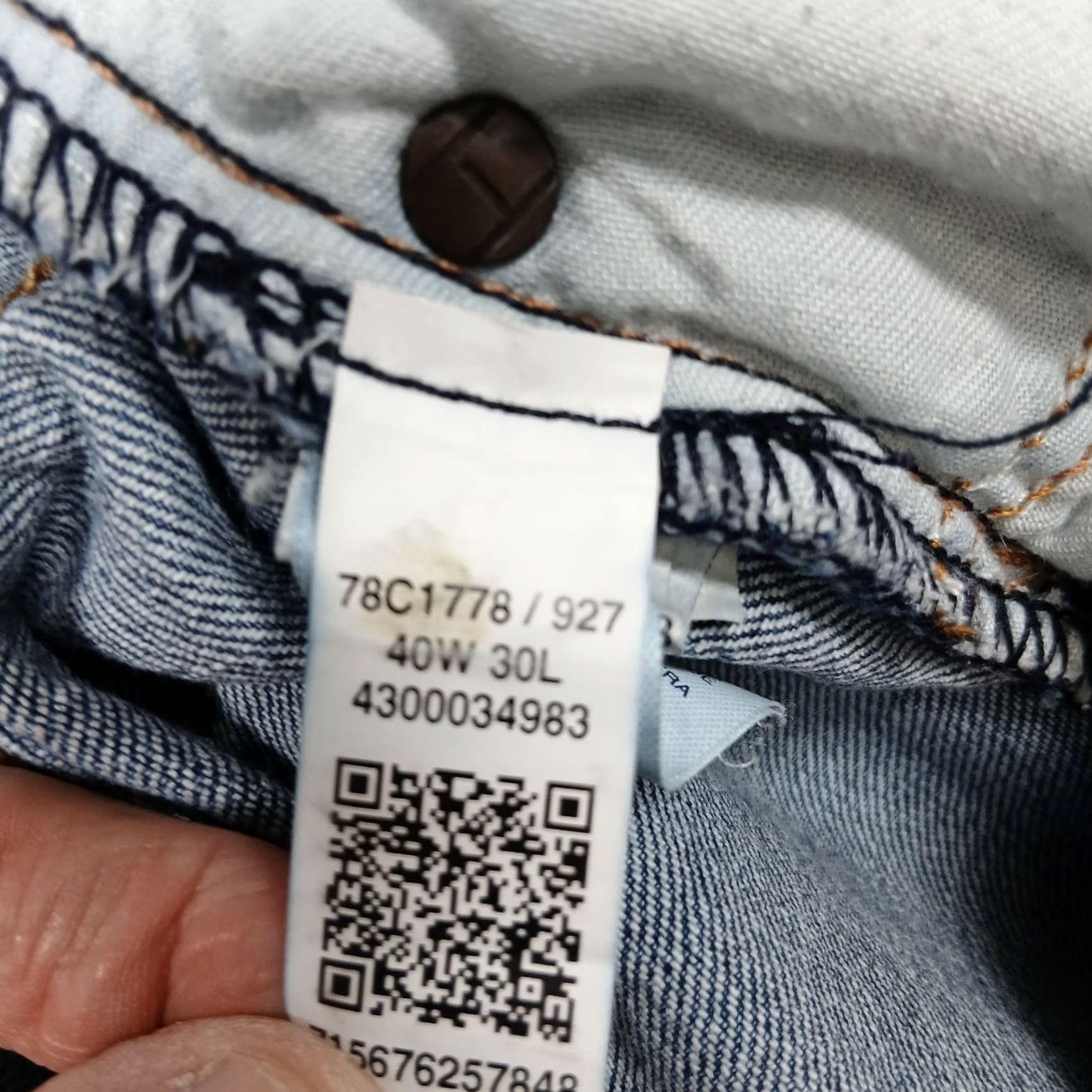 Vintage Tommy Jeans Mens 40x30 Light Wash Denim Jeans Classic Straight Fit Bootcut Size US 40 / EU 56 - 6 Thumbnail