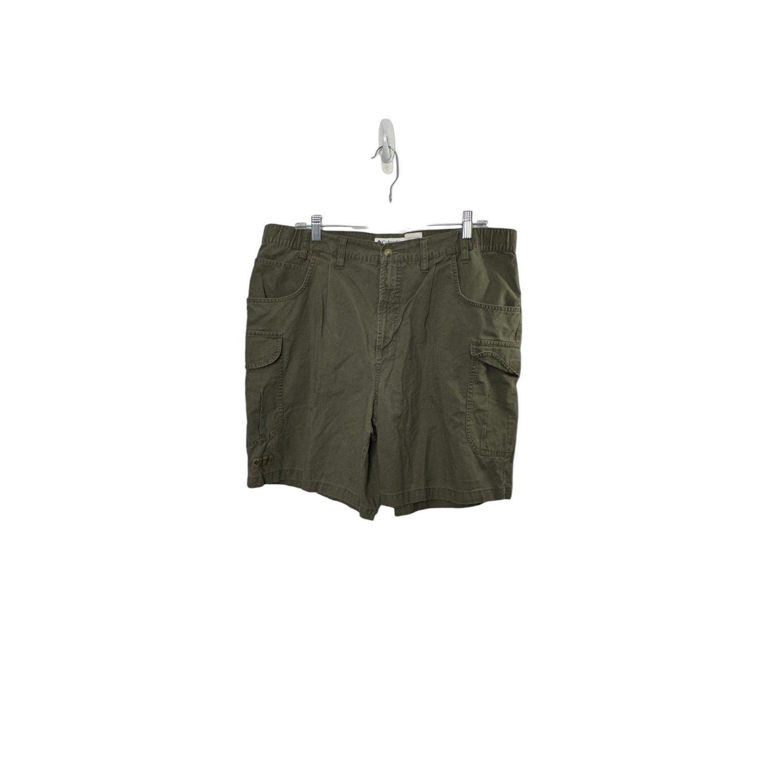 Columbia Columbia Olive Green 7.5" Cargo Shorts Men's 36 100% Cotton Size US 36 / EU 52 - 2 Thumbnail