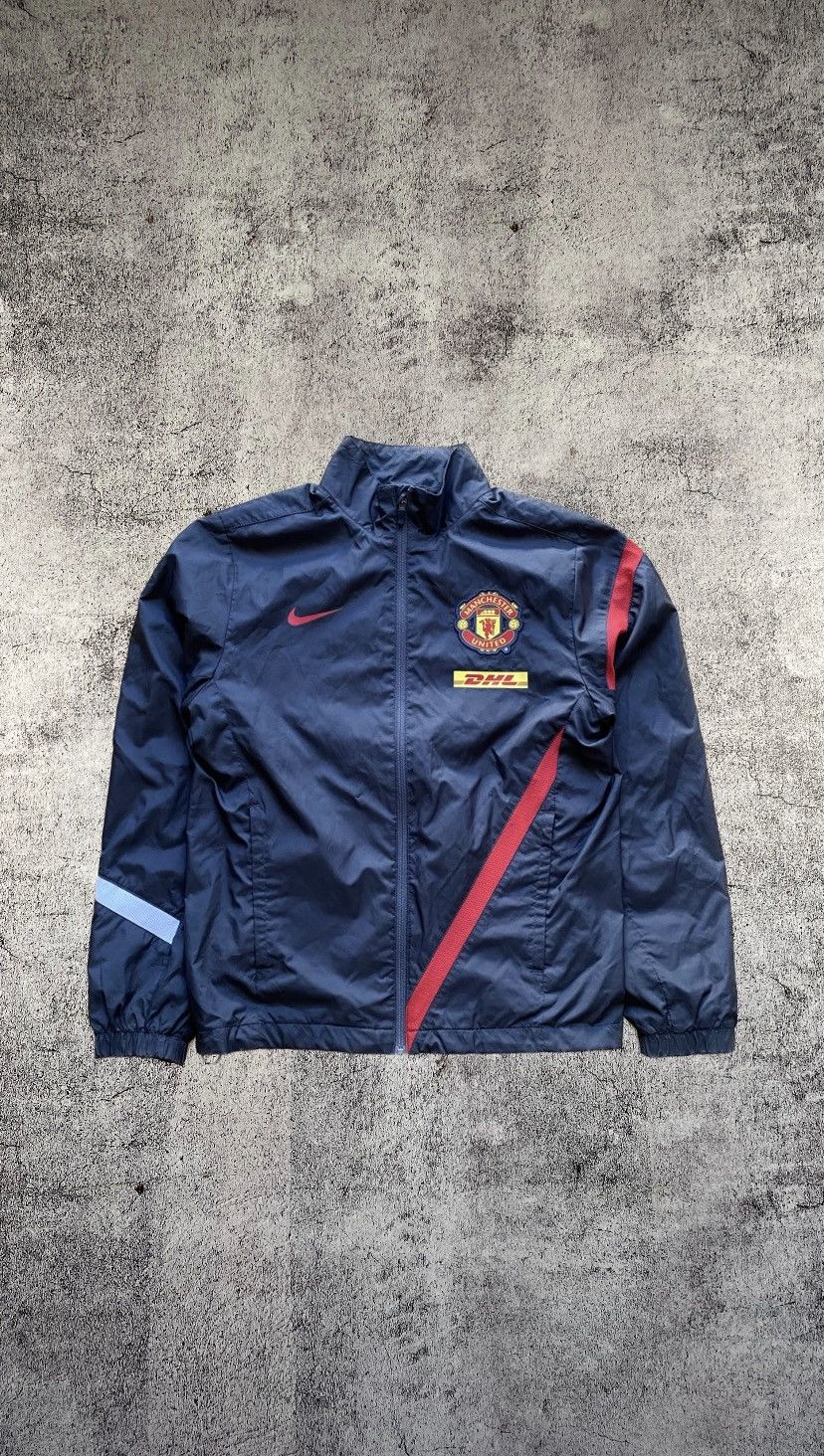 Nike Vintage Y2k Nike Manchester United DHL Track Jacket Size US S / EU 44-46 / 1 - 1 Thumbnail