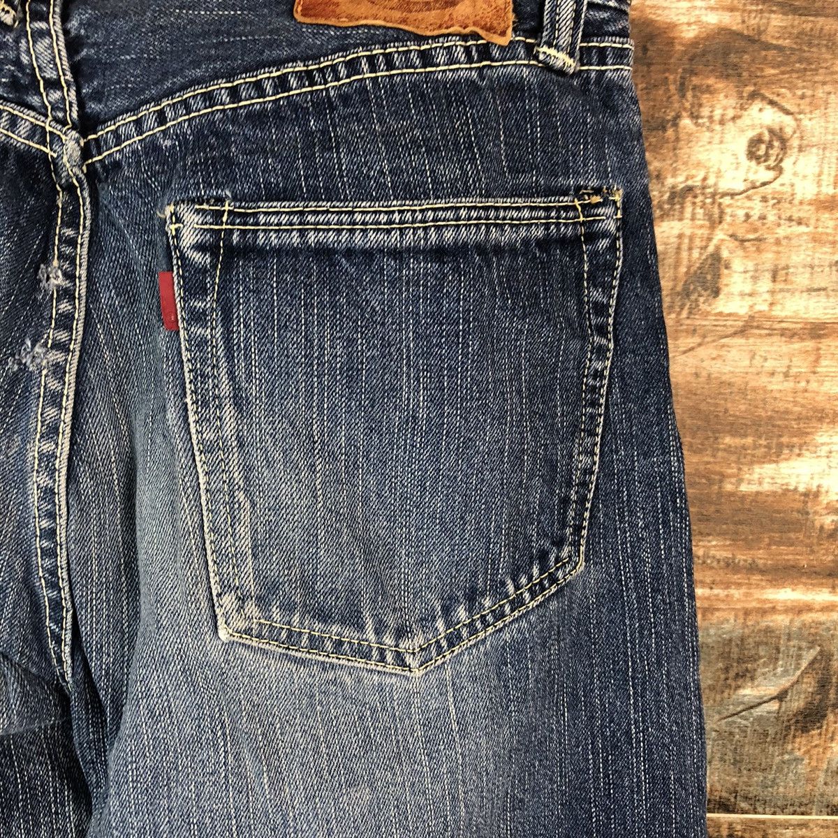 Eternal DL Eternal Blue Distressed Denim Pants #C143 Size US 29 - 16 Thumbnail