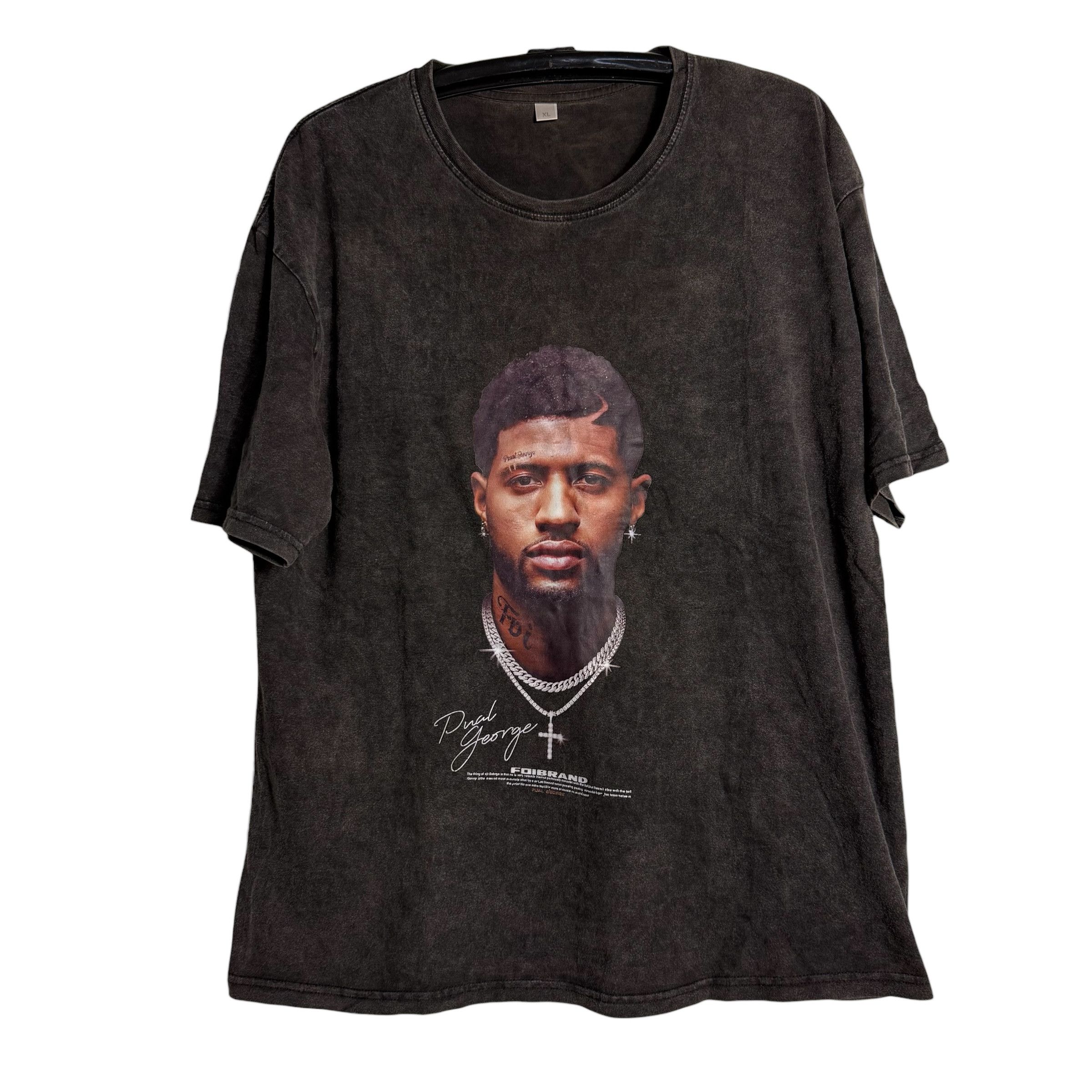 Other 🔥RARE🔥Pual George Foibrand Big Face Acid Wash T-shirt Size US L / EU 52-54 / 3 - 1 Thumbnail