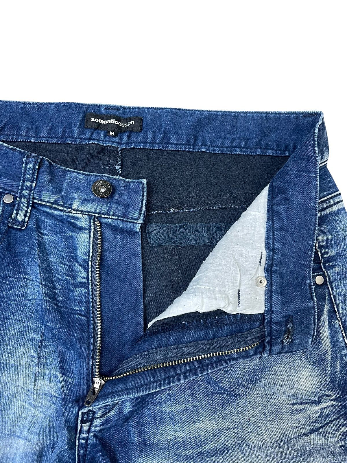 semanticdesign Vintage Semanticdesign Jeans Slimfit Stretchable Size US 32 / EU 48 - 6 Thumbnail