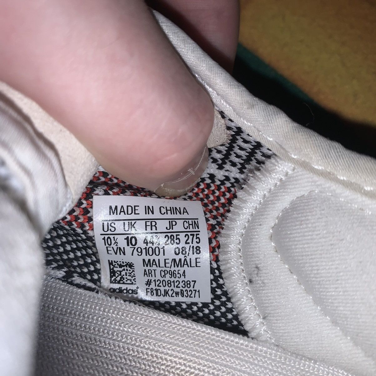 Adidas × Kanye West × Yeezy Adidas Yeezy Boost 350 Zebra Size US 10.5 / EU 43-44 - 7 Thumbnail