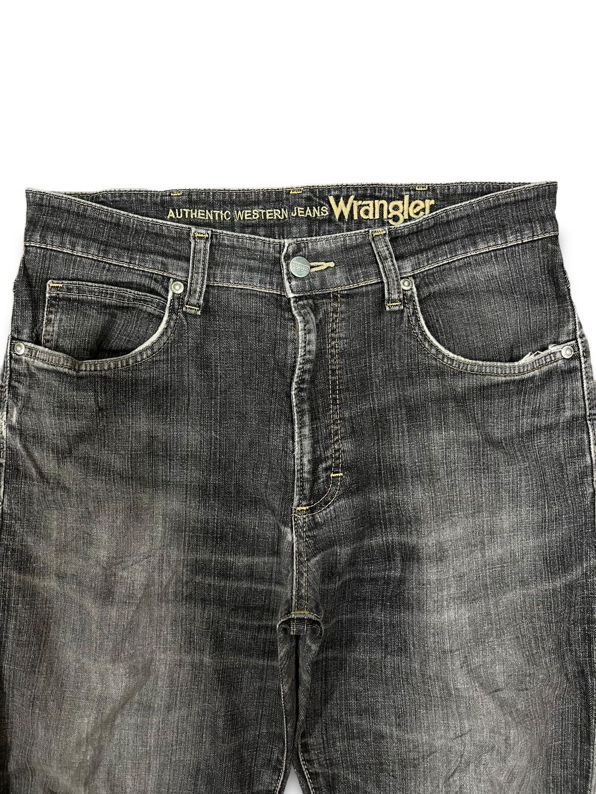 Wrangler Vintage Wrangler Fade Rip Distressed Loose Style Jeans 32x30 Size US 32 / EU 48 - 4 Thumbnail