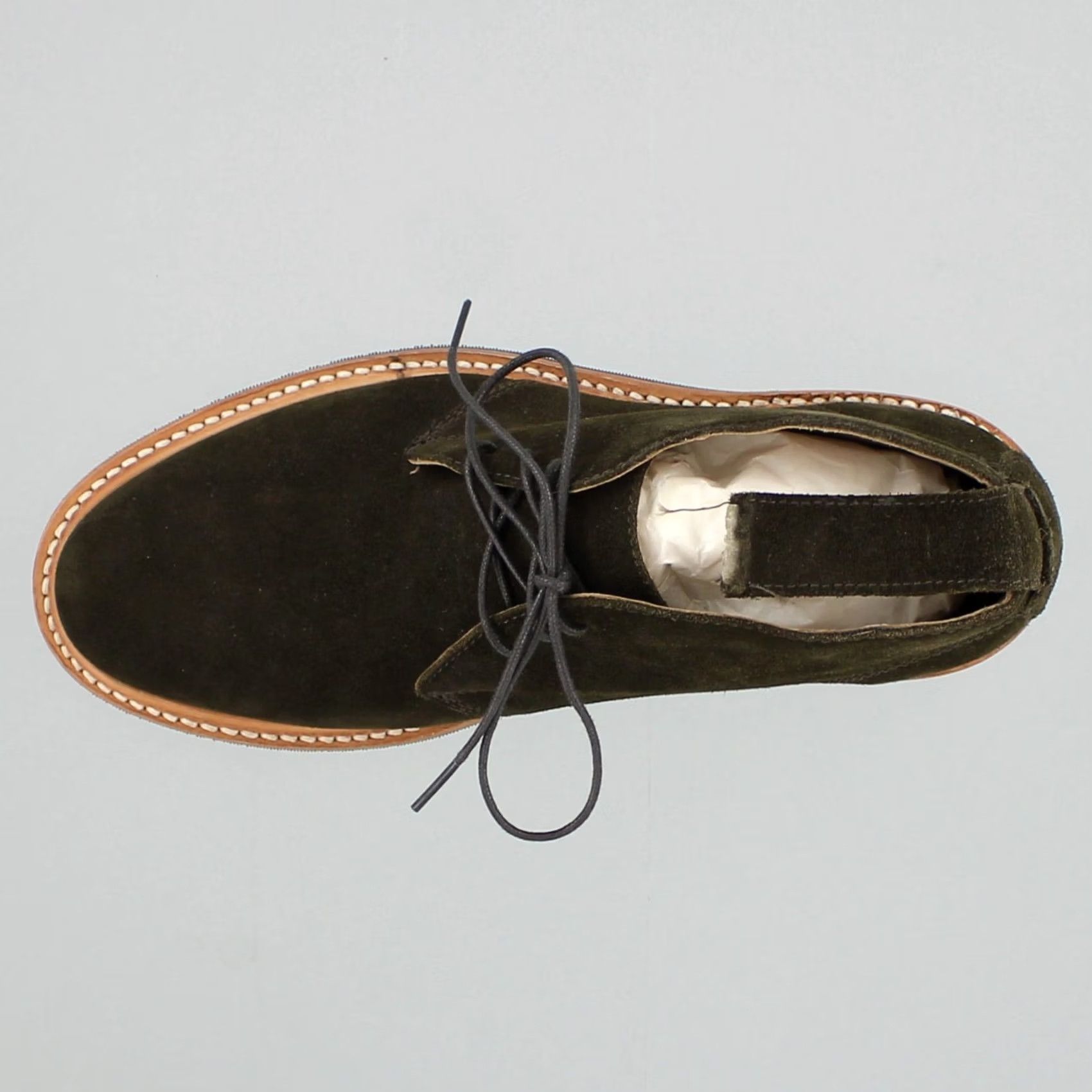 Taylor Stitch Taylor Stitch Chukka Boots, Men's Leather Weatherproof Boots, Loden Suede, Boots, Men, 7, Loden Suede, Weatherproof, Chukka, Taylor Stitch, 90s? Size US 7 / EU 40 - 5 Thumbnail