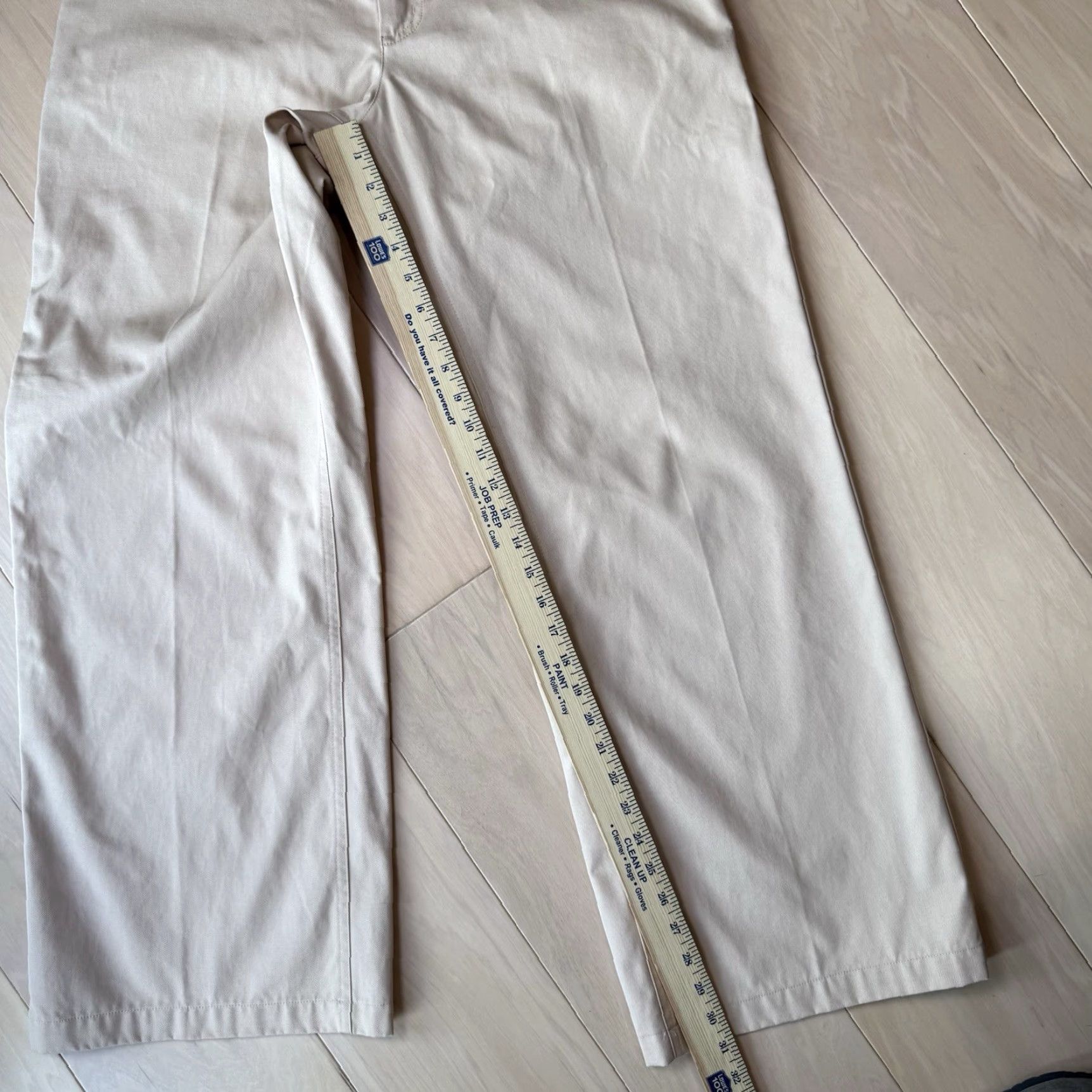 Jordan Brand Air Jordan J Balvin Woven Trousers Medium Beige Cargo Wide-Leg Men’s Pants 5-Pocket Inseam 31 in Classic USA Logo Spring Summer Fall Winter Styles Size US 31 - 6 Thumbnail