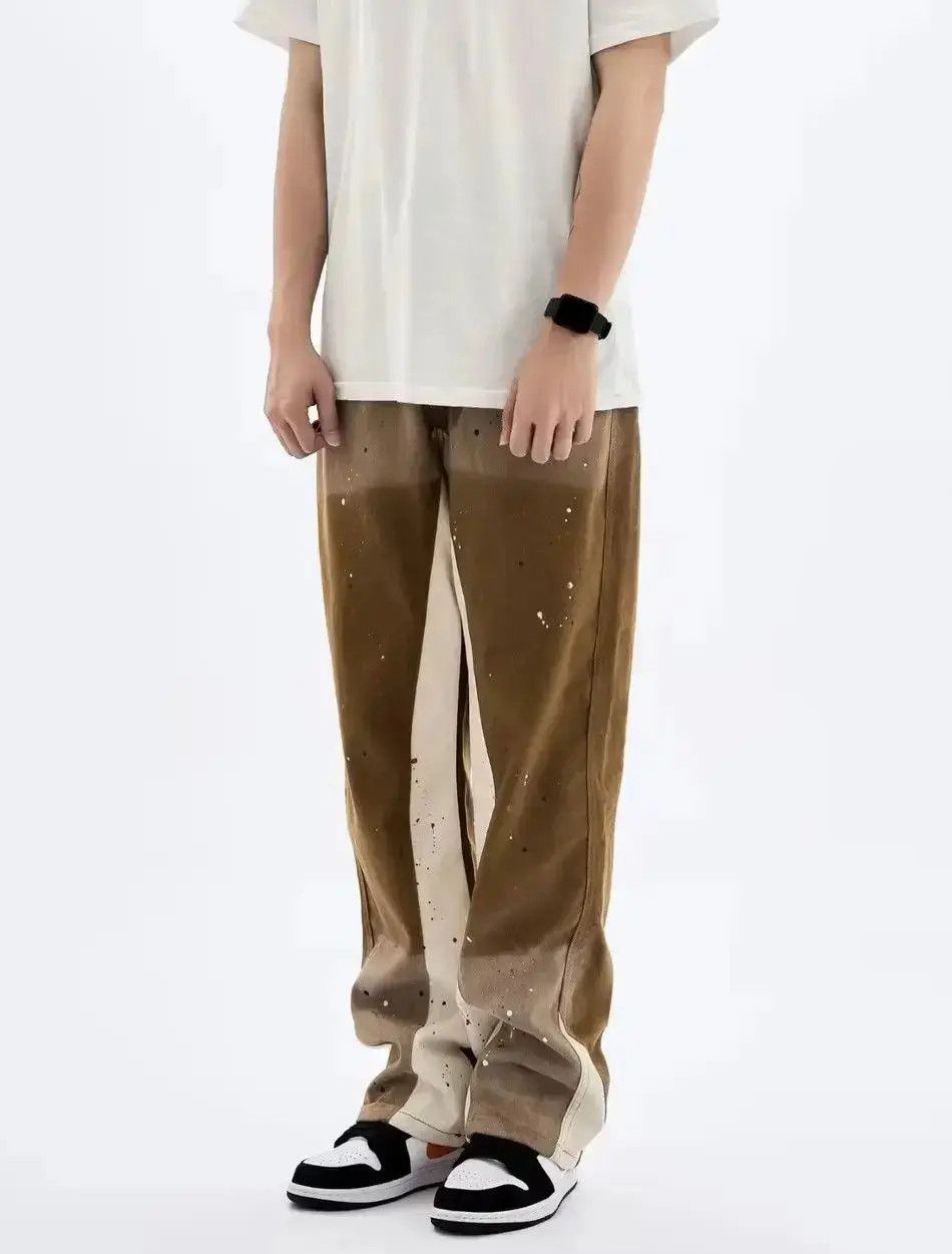 Japanese Brand Brown streetwear flare jeans pants Size US 32 / EU 48 - 4 Thumbnail